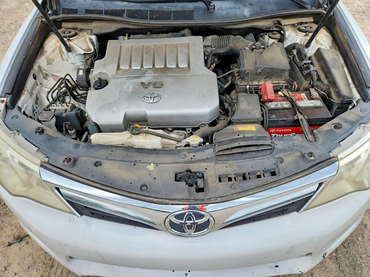 2012 Toyota Camry Xle V6 White vin: 4T1BK1FK5CU500410