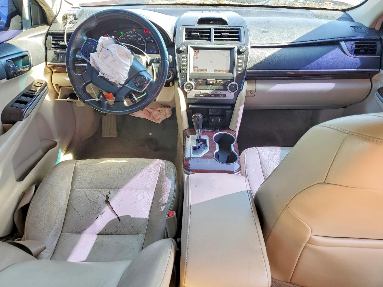 2012 Toyota Camry Xle V6 Red vin: 4T1BK1FK5CU504943