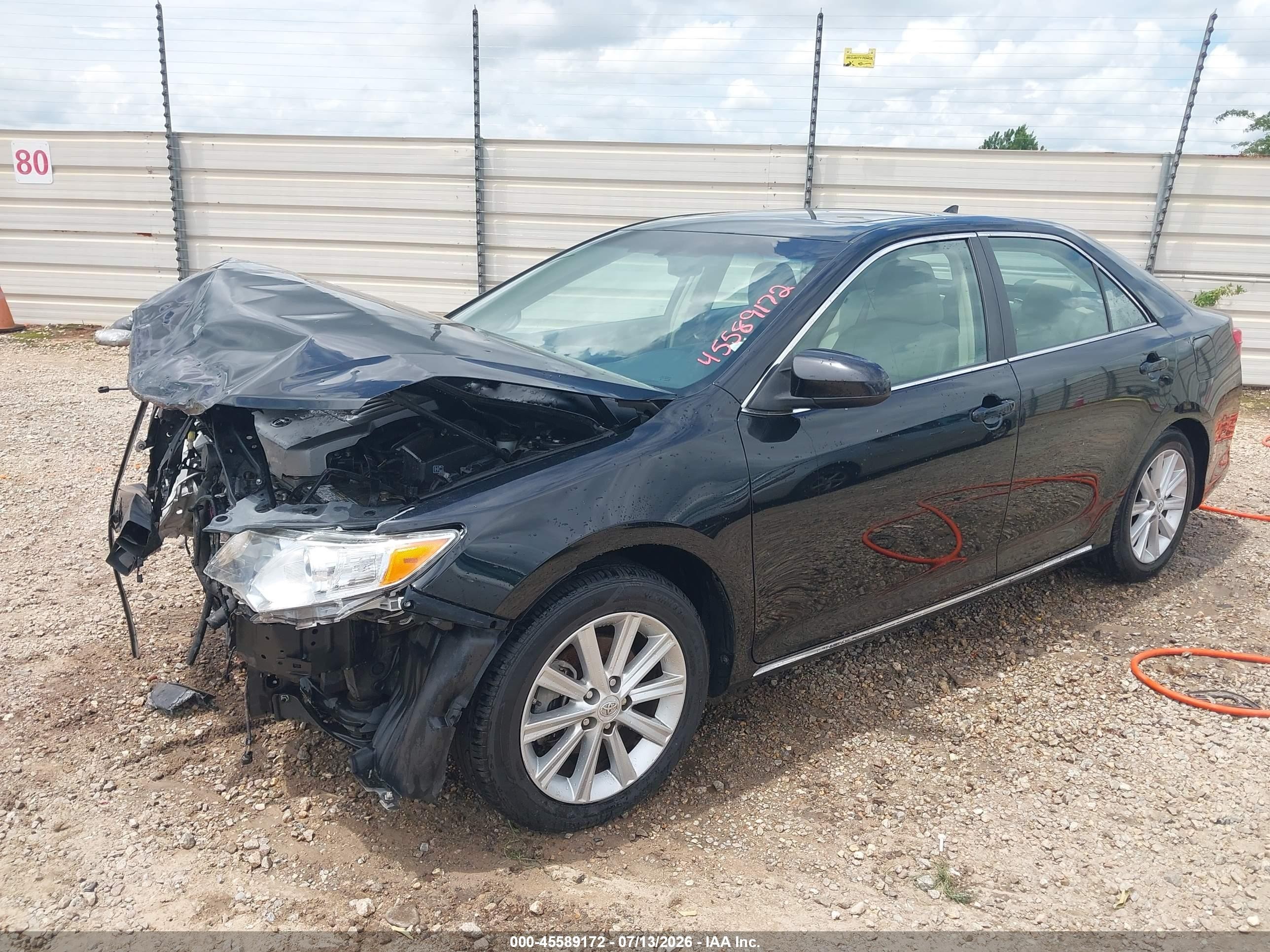 2012 Toyota Camry Xle V6 Black vin: 4T1BK1FK5CU505199