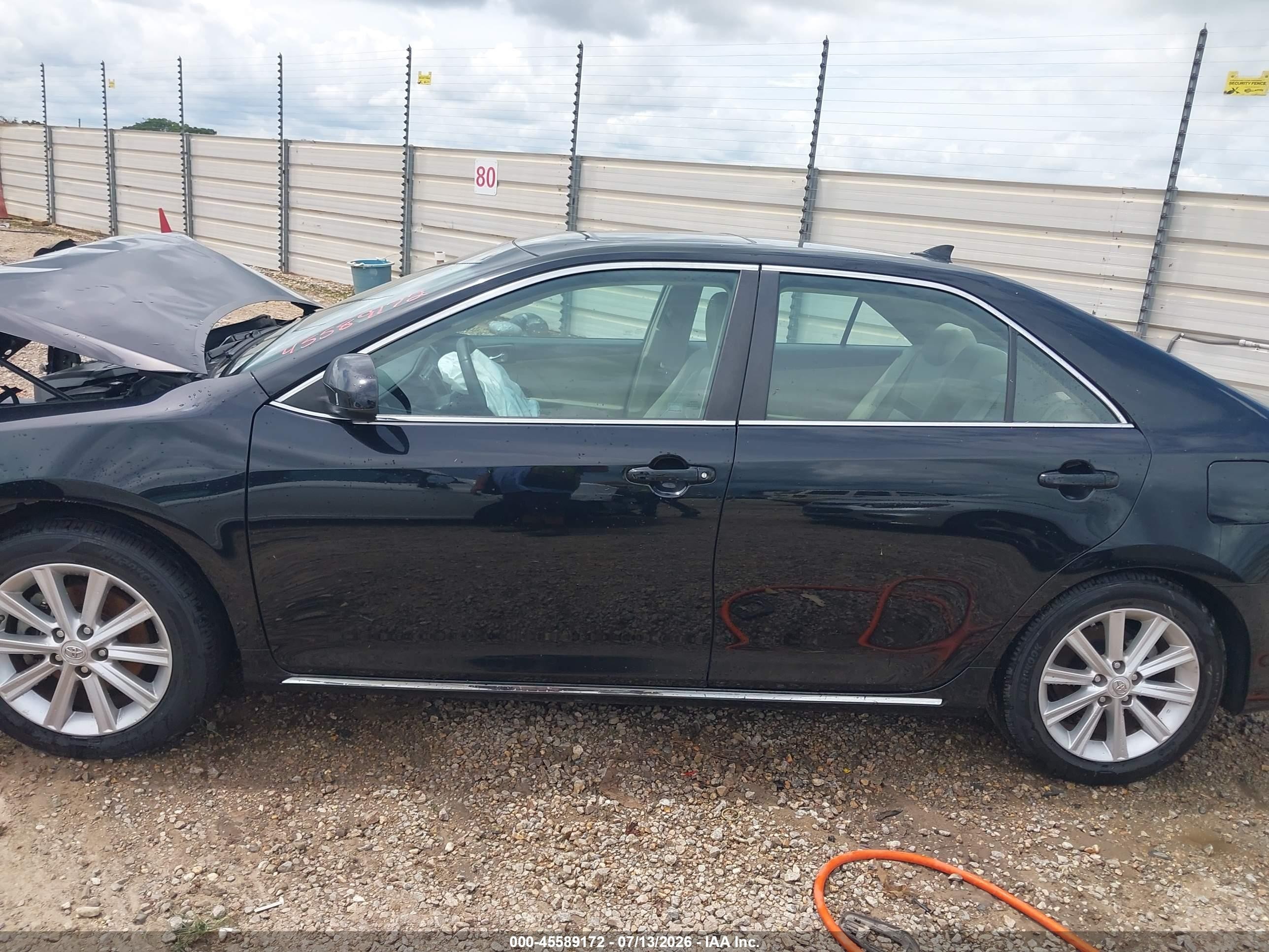 2012 Toyota Camry Xle V6 Black vin: 4T1BK1FK5CU505199