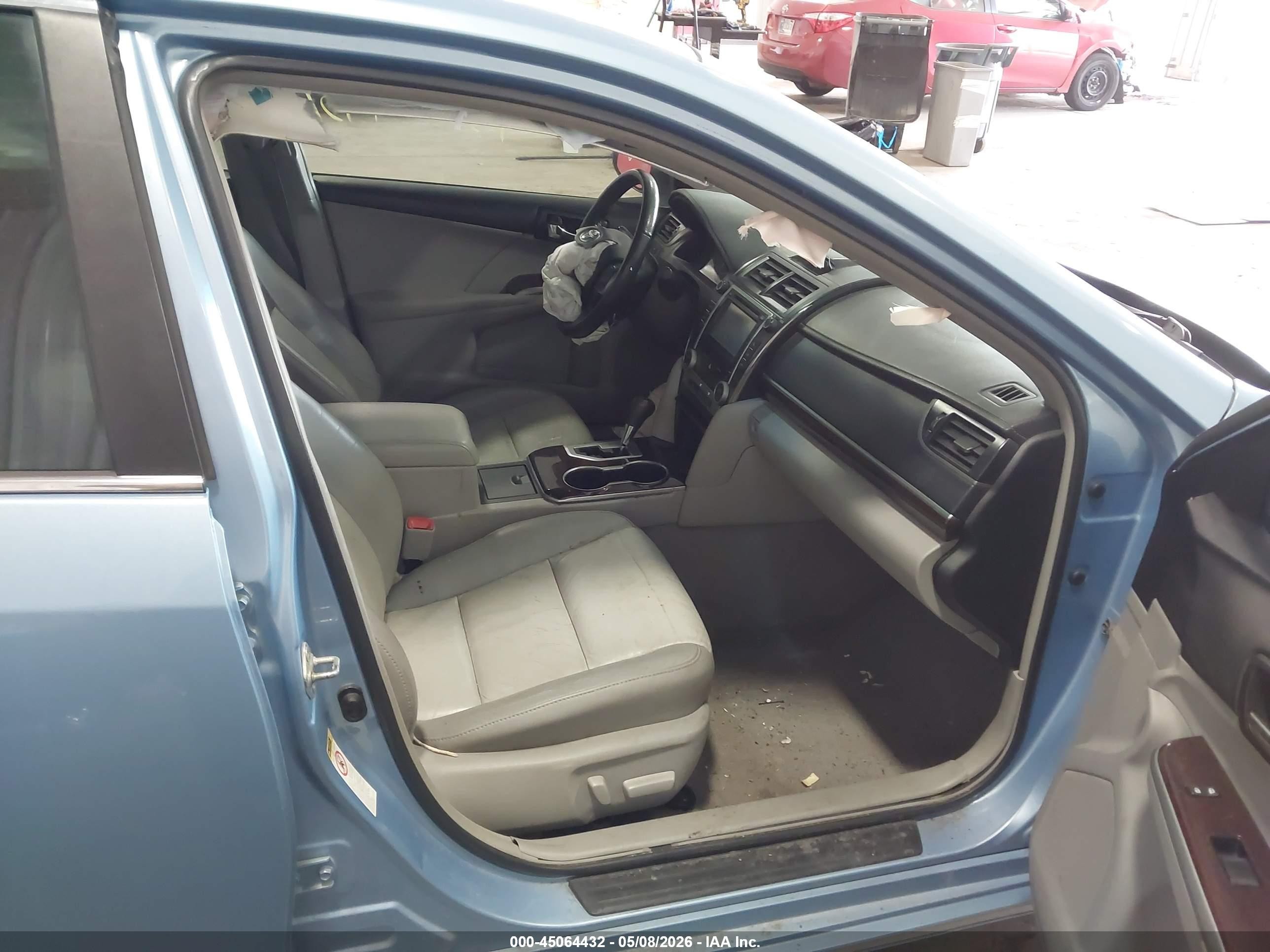 2012 Toyota Camry Xle V6 Blue vin: 4T1BK1FK5CU509625