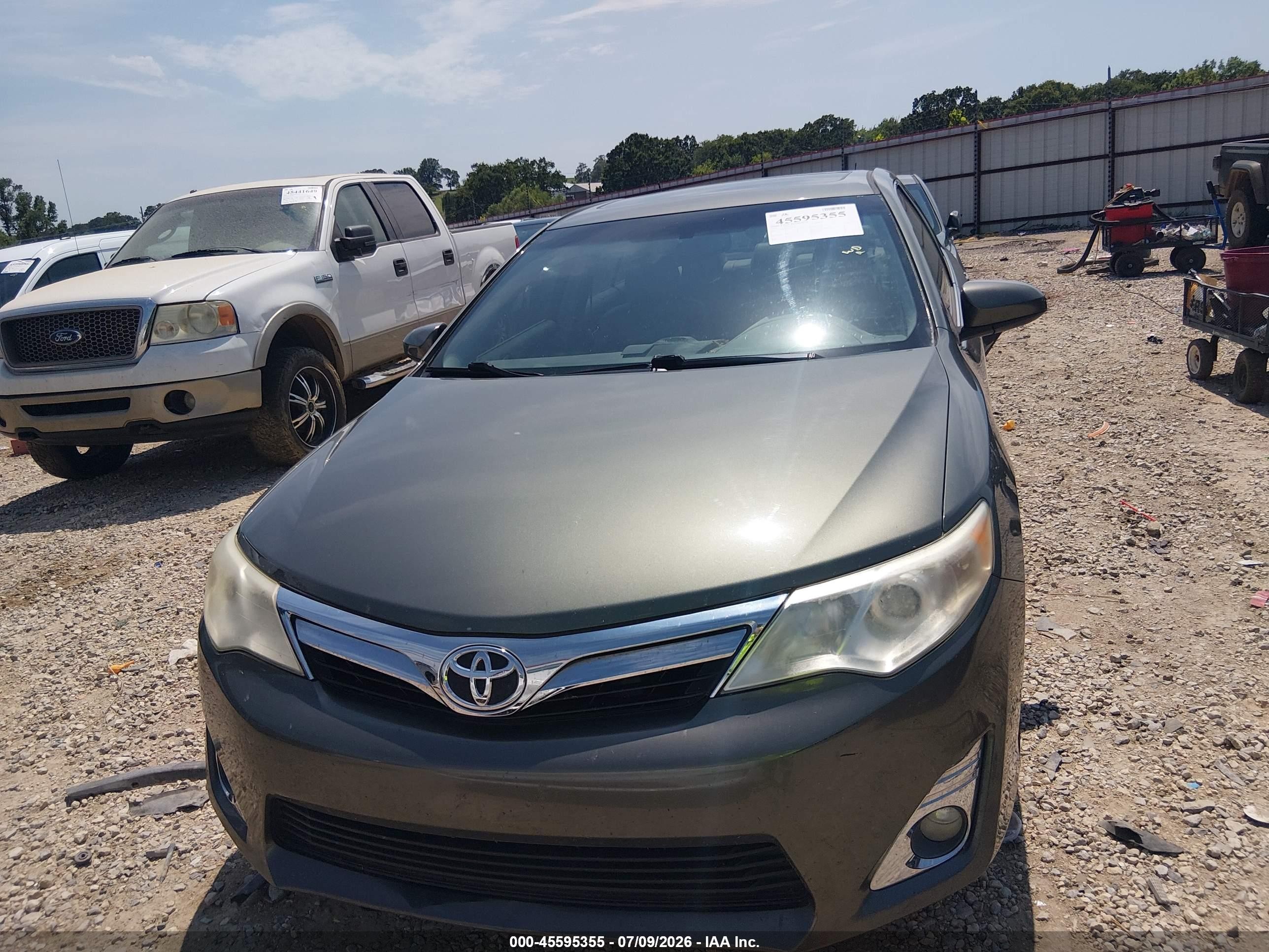 2012 Toyota Camry Xle V6 Gray vin: 4T1BK1FK5CU509950