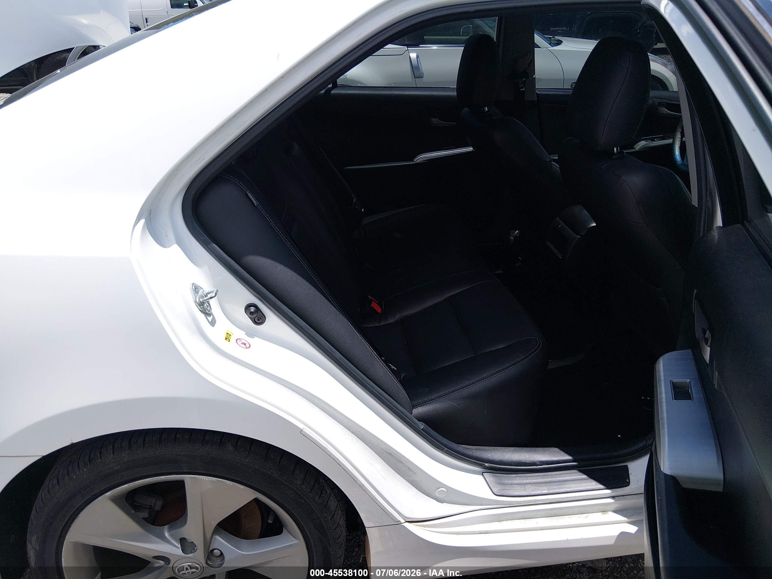 2012 Toyota Camry Se V6 White vin: 4T1BK1FK5CU516056