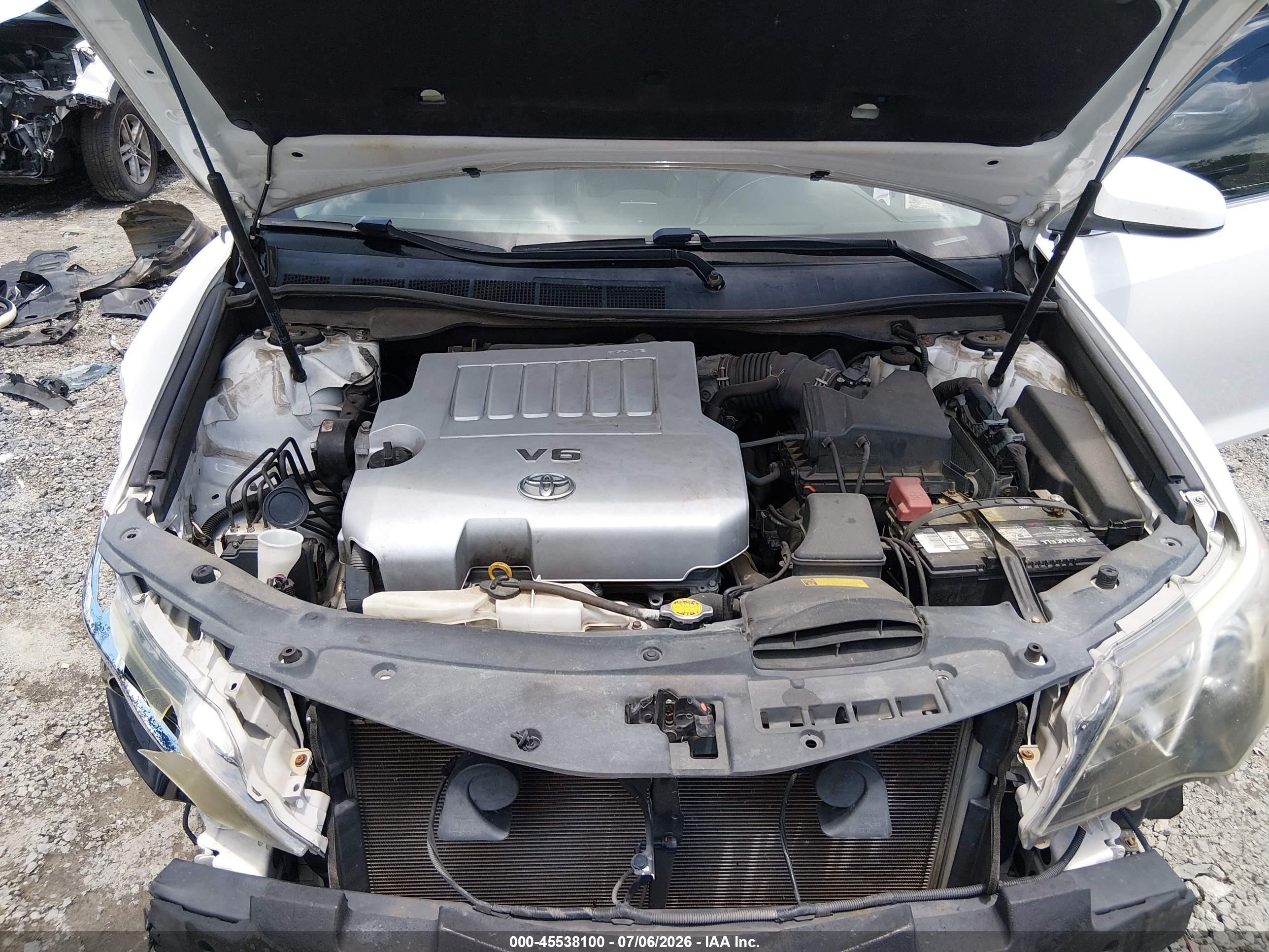 2012 Toyota Camry Se V6 White vin: 4T1BK1FK5CU516056