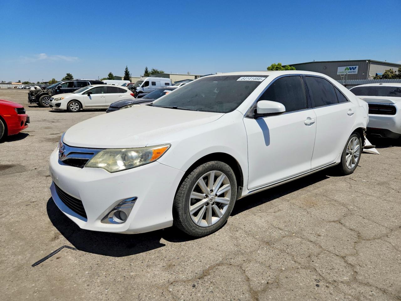 2012 Toyota Camry Xle V6 White vin: 4T1BK1FK5CU517515