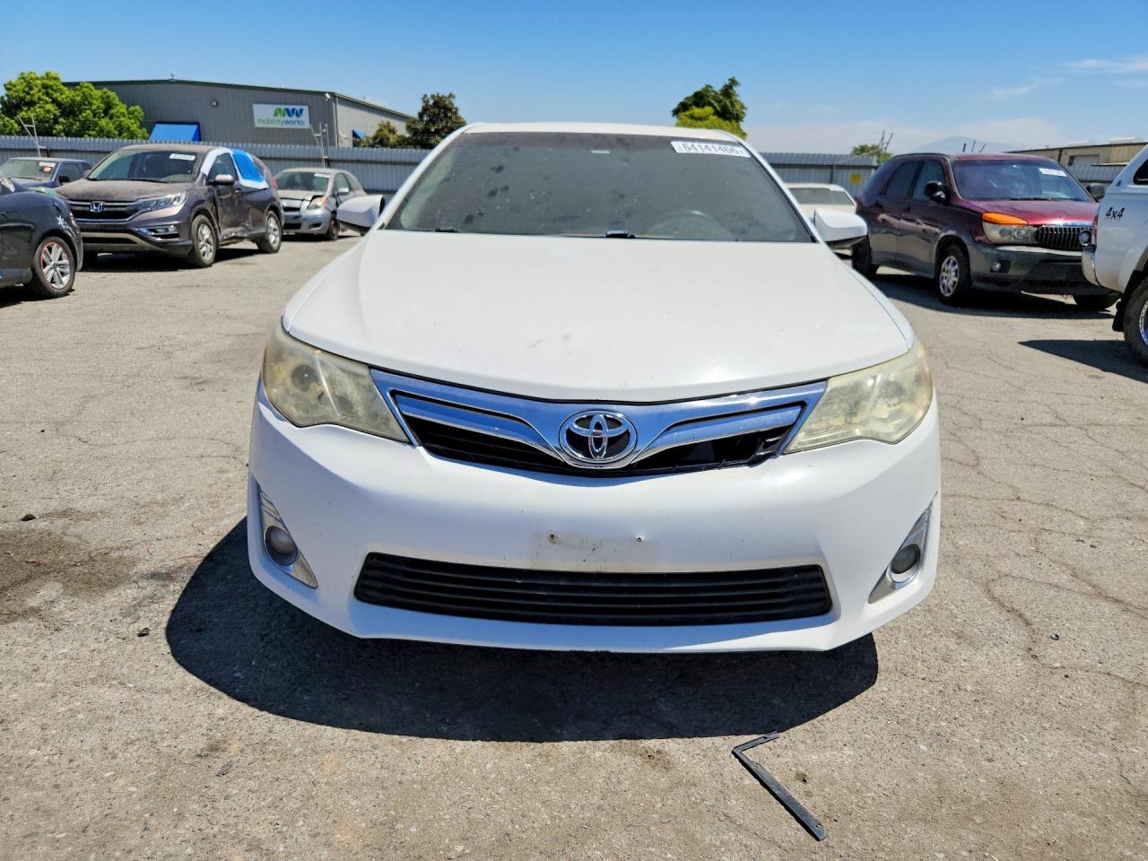 2012 Toyota Camry Xle V6 White vin: 4T1BK1FK5CU517515