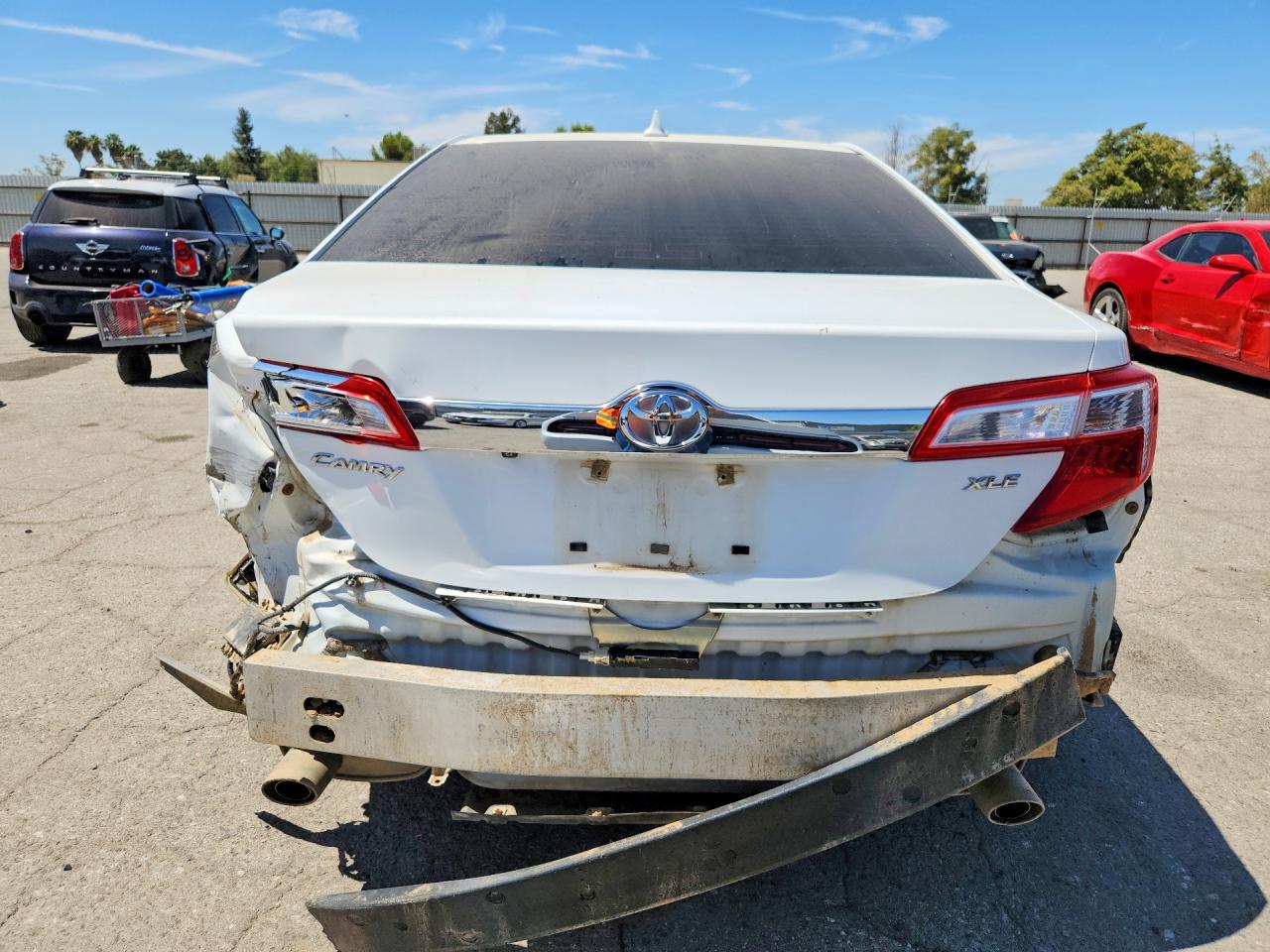 2012 Toyota Camry Xle V6 White vin: 4T1BK1FK5CU517515