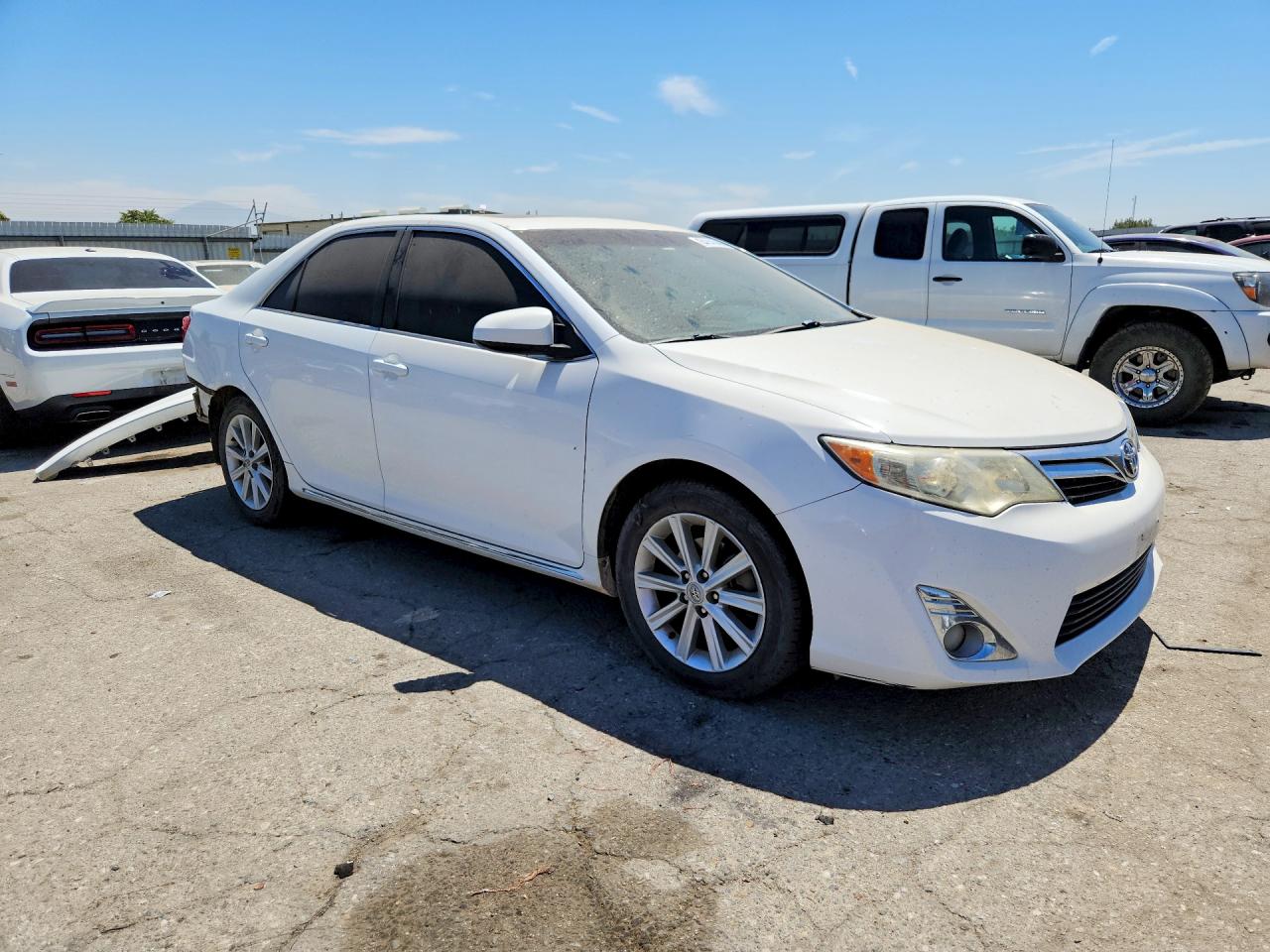 2012 Toyota Camry Xle V6 White vin: 4T1BK1FK5CU517515