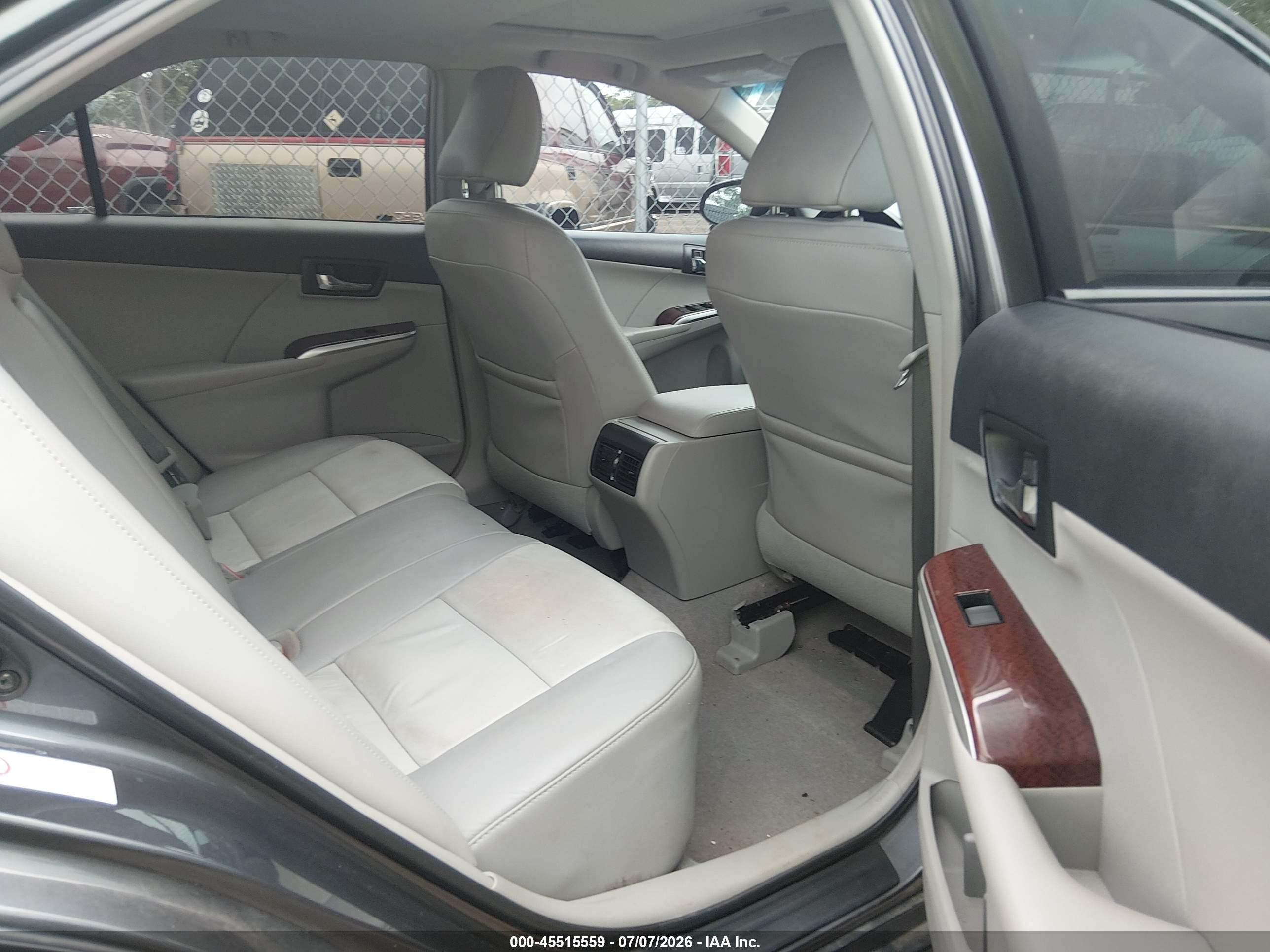 2012 Toyota Camry Xle V6 Gray vin: 4T1BK1FK5CU522665