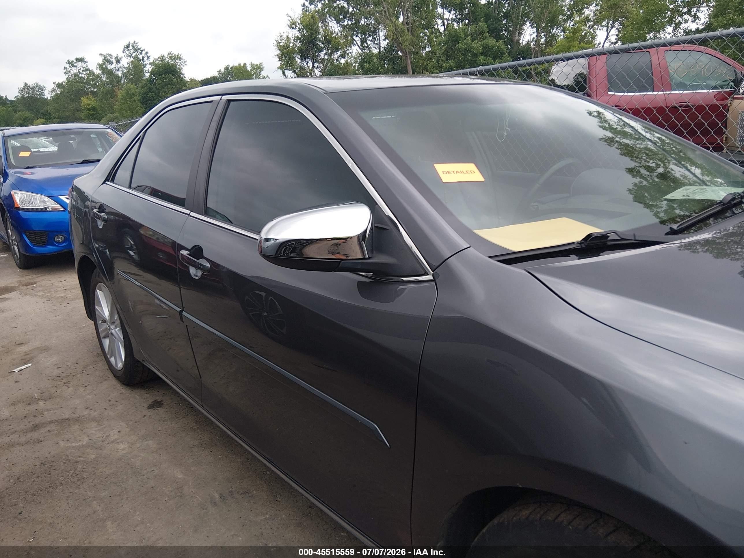 2012 Toyota Camry Xle V6 Gray vin: 4T1BK1FK5CU522665