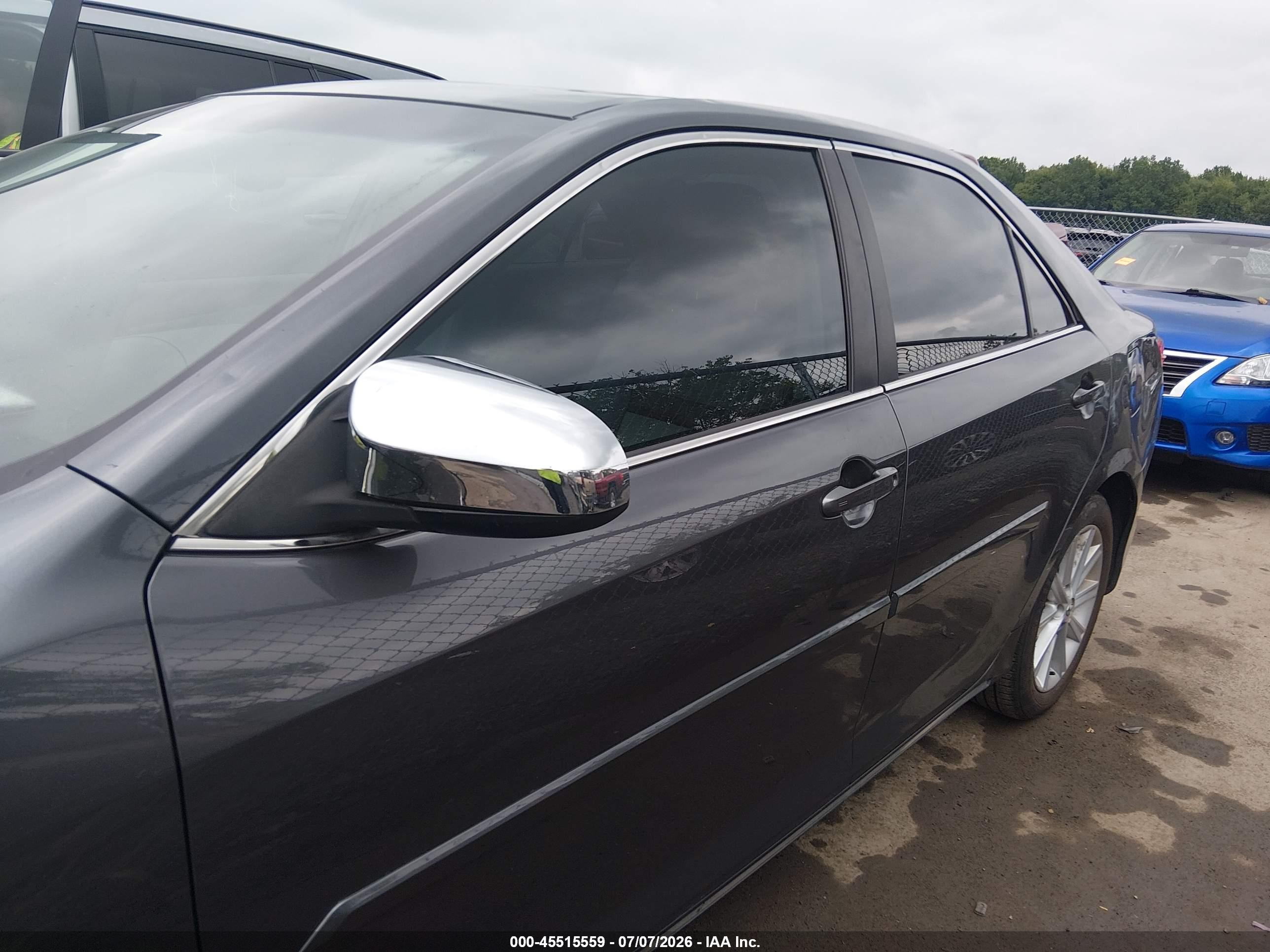 2012 Toyota Camry Xle V6 Gray vin: 4T1BK1FK5CU522665
