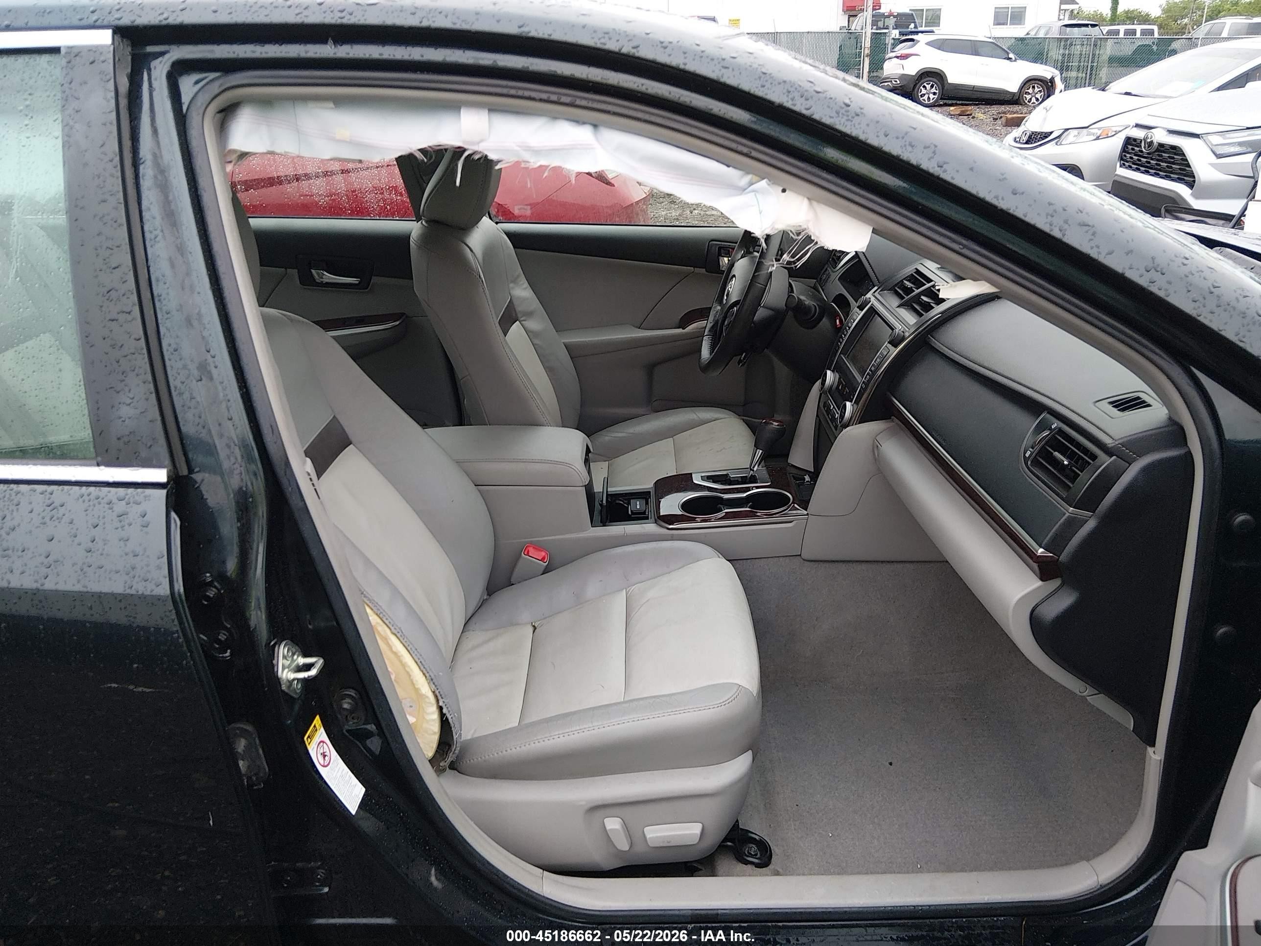 2012 Toyota Camry Xle V6 Blue vin: 4T1BK1FK5CU523864