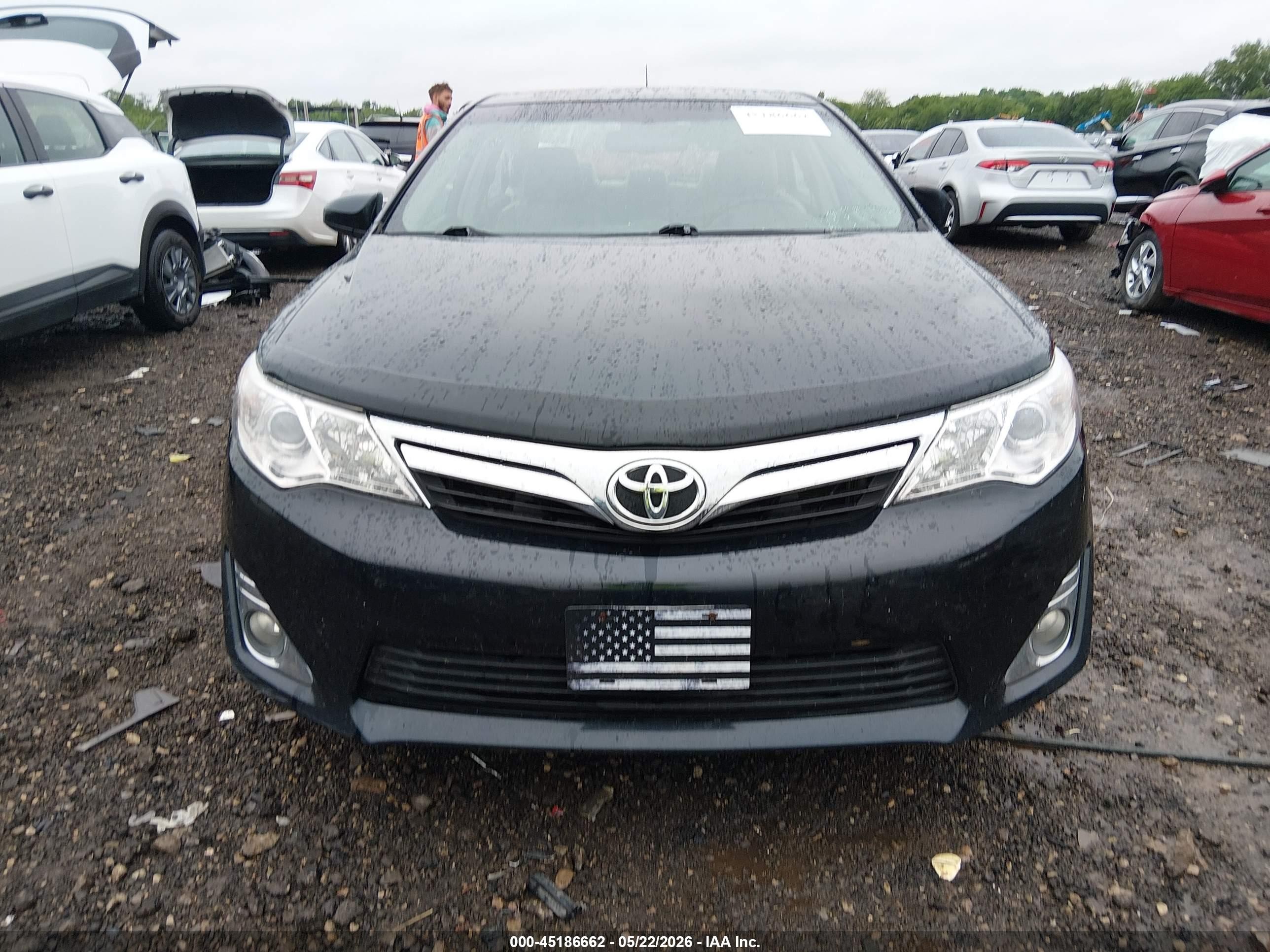 2012 Toyota Camry Xle V6 Blue vin: 4T1BK1FK5CU523864