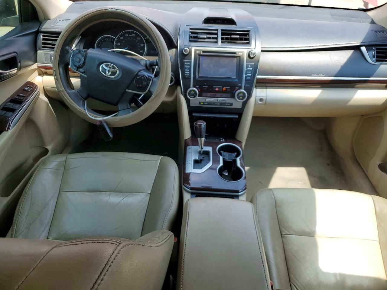 2012 Toyota Camry Xle V6 Red vin: 4T1BK1FK5CU524593