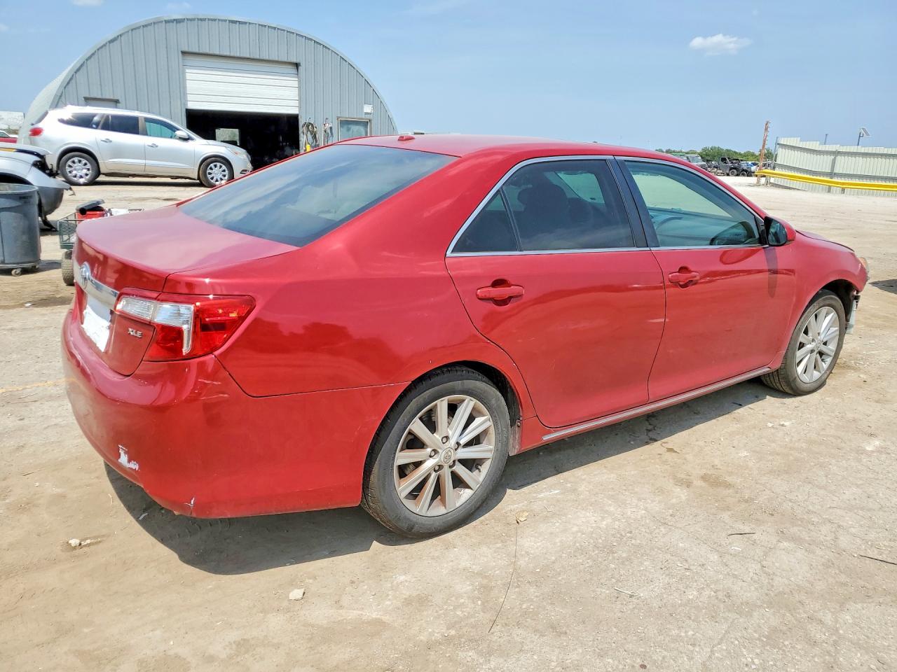 2012 Toyota Camry Xle V6 Red vin: 4T1BK1FK5CU524593