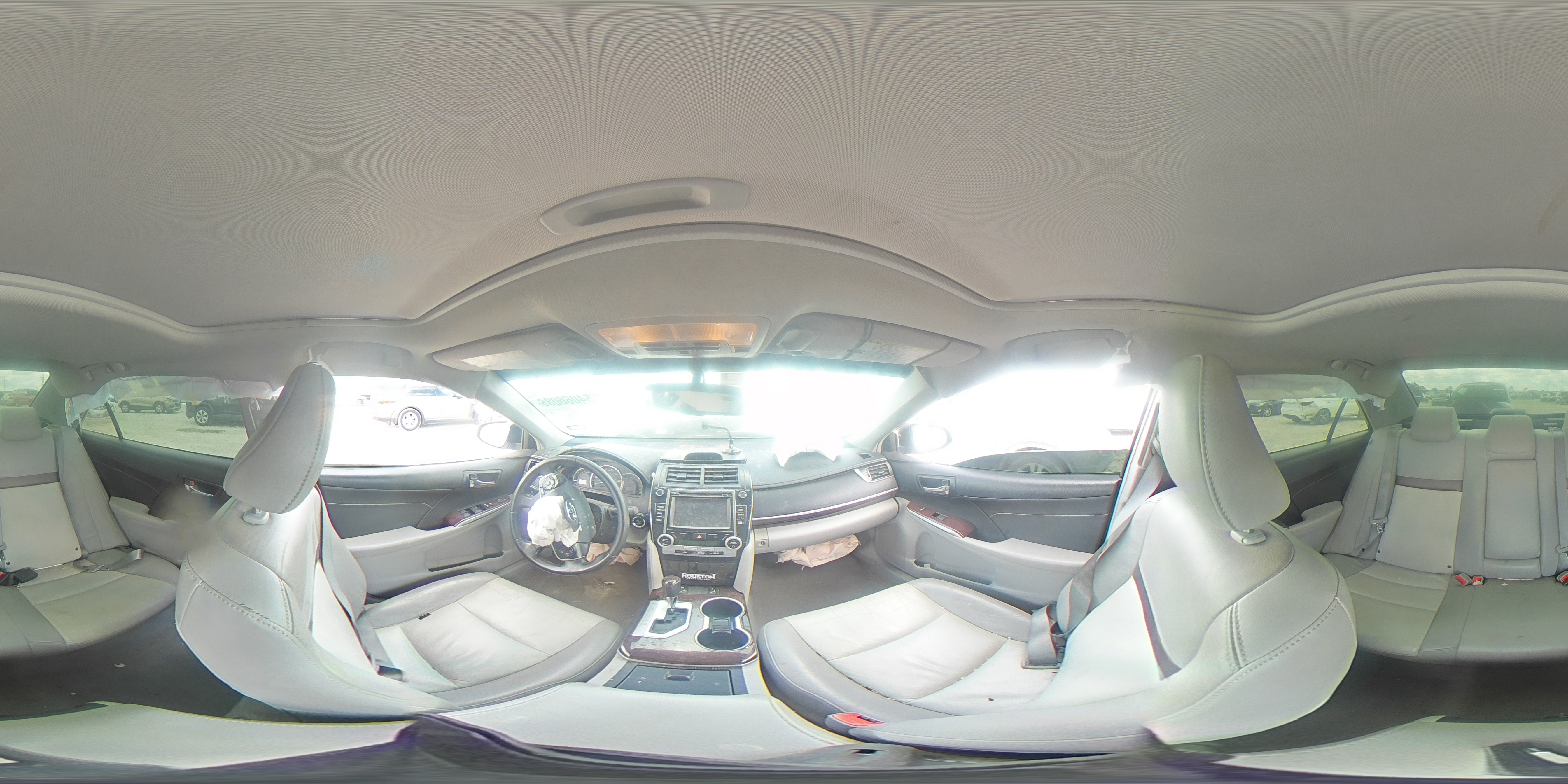 2014 Toyota Camry Xle V6 White vin: 4T1BK1FK5EU547021