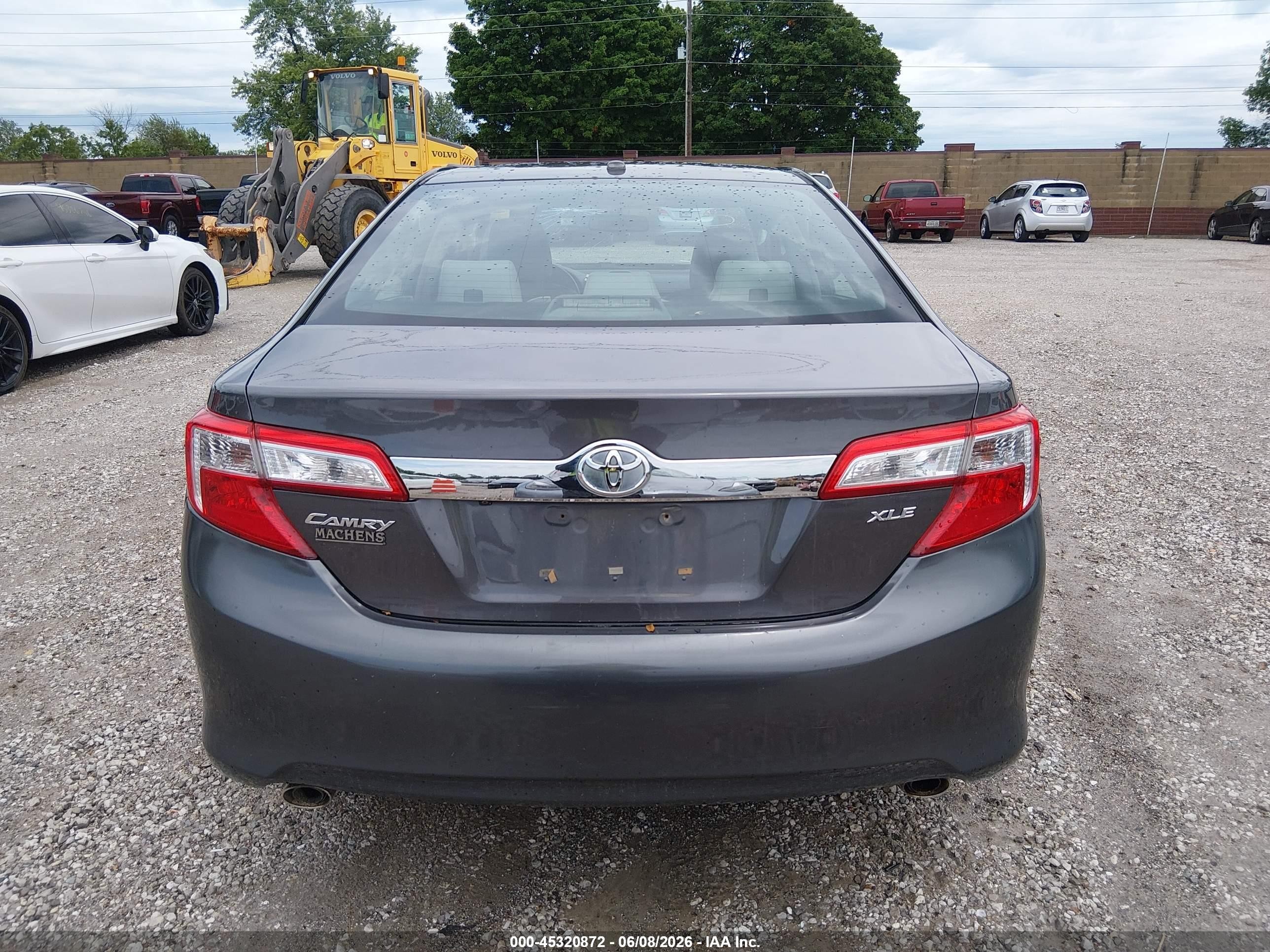 2014 Toyota Camry Xle V6 Gray vin: 4T1BK1FK5EU548234