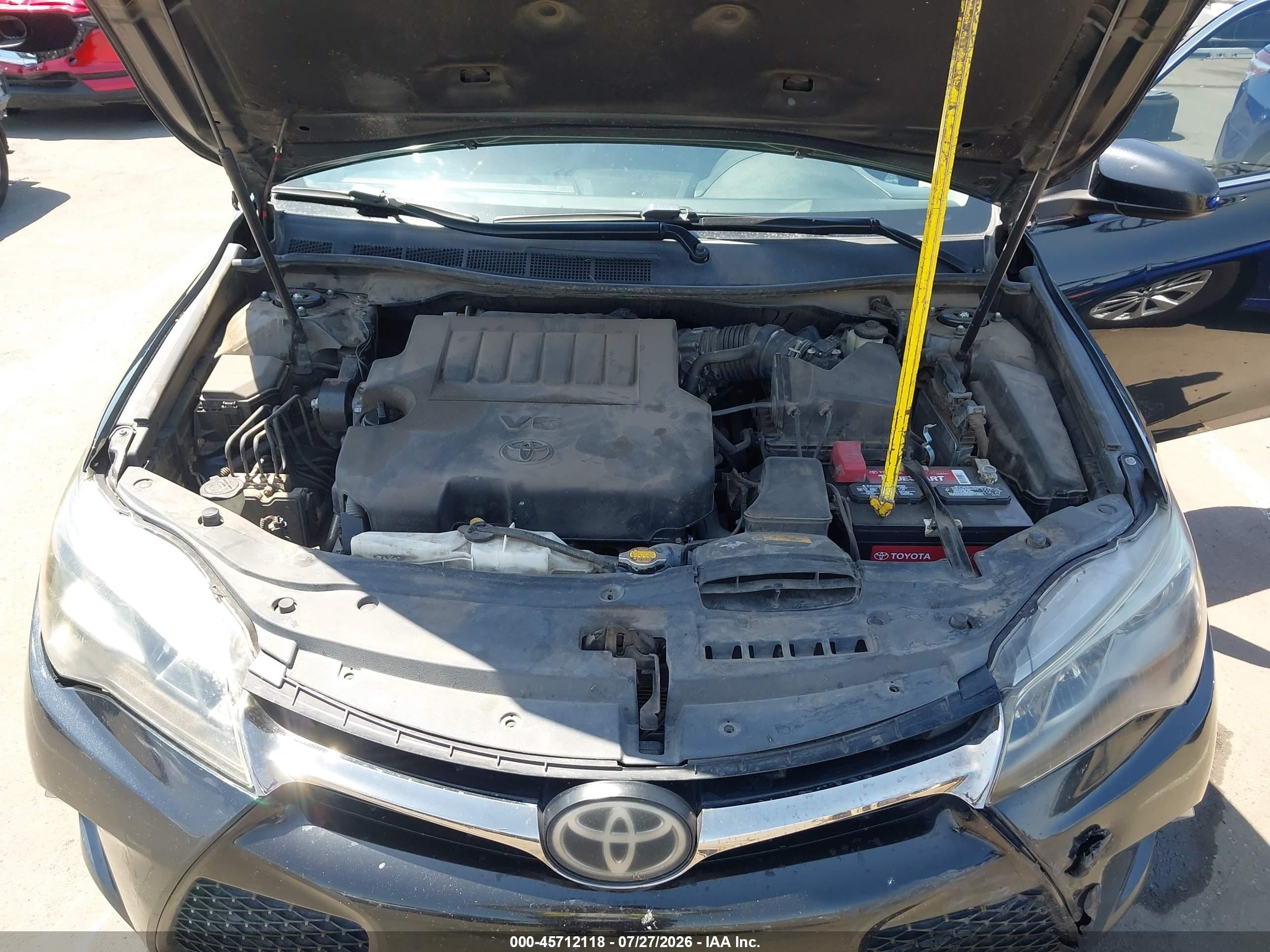 2015 Toyota Camry Xse V6 Blue vin: 4T1BK1FK5FU563480
