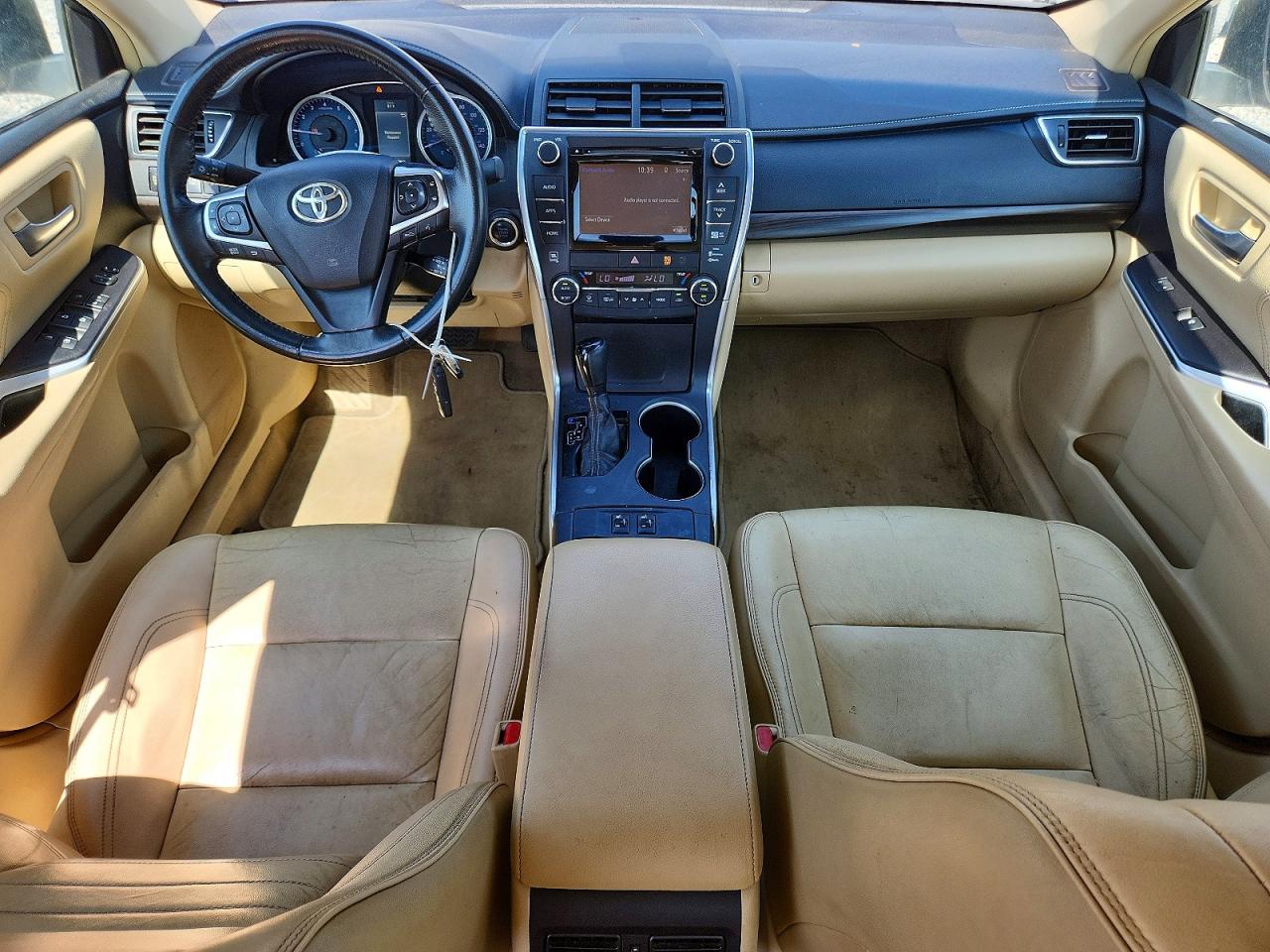 2015 Toyota Camry Xle V6 Beige vin: 4T1BK1FK5FU565777
