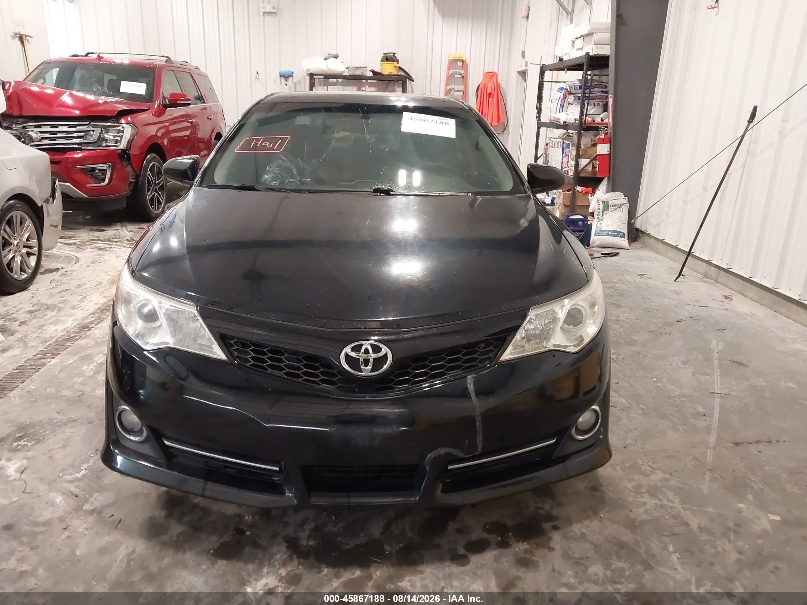 2012 Toyota Camry Se V6 Black vin: 4T1BK1FK6CU008856