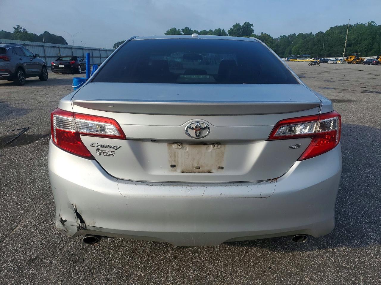 2012 Toyota Camry Se V6 Silver vin: 4T1BK1FK6CU018576