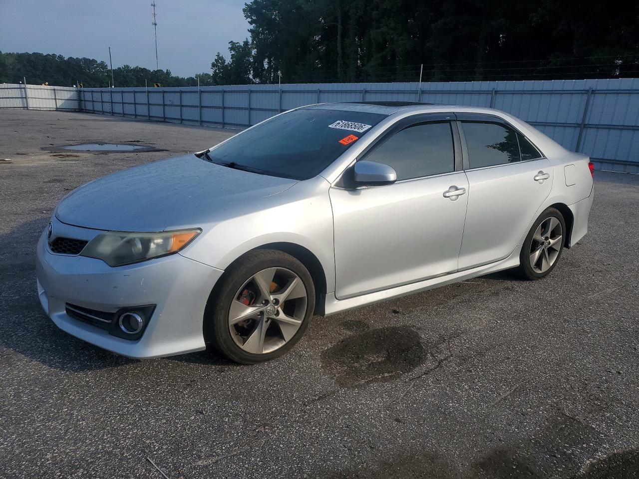 2012 Toyota Camry Se V6 Silver vin: 4T1BK1FK6CU018576
