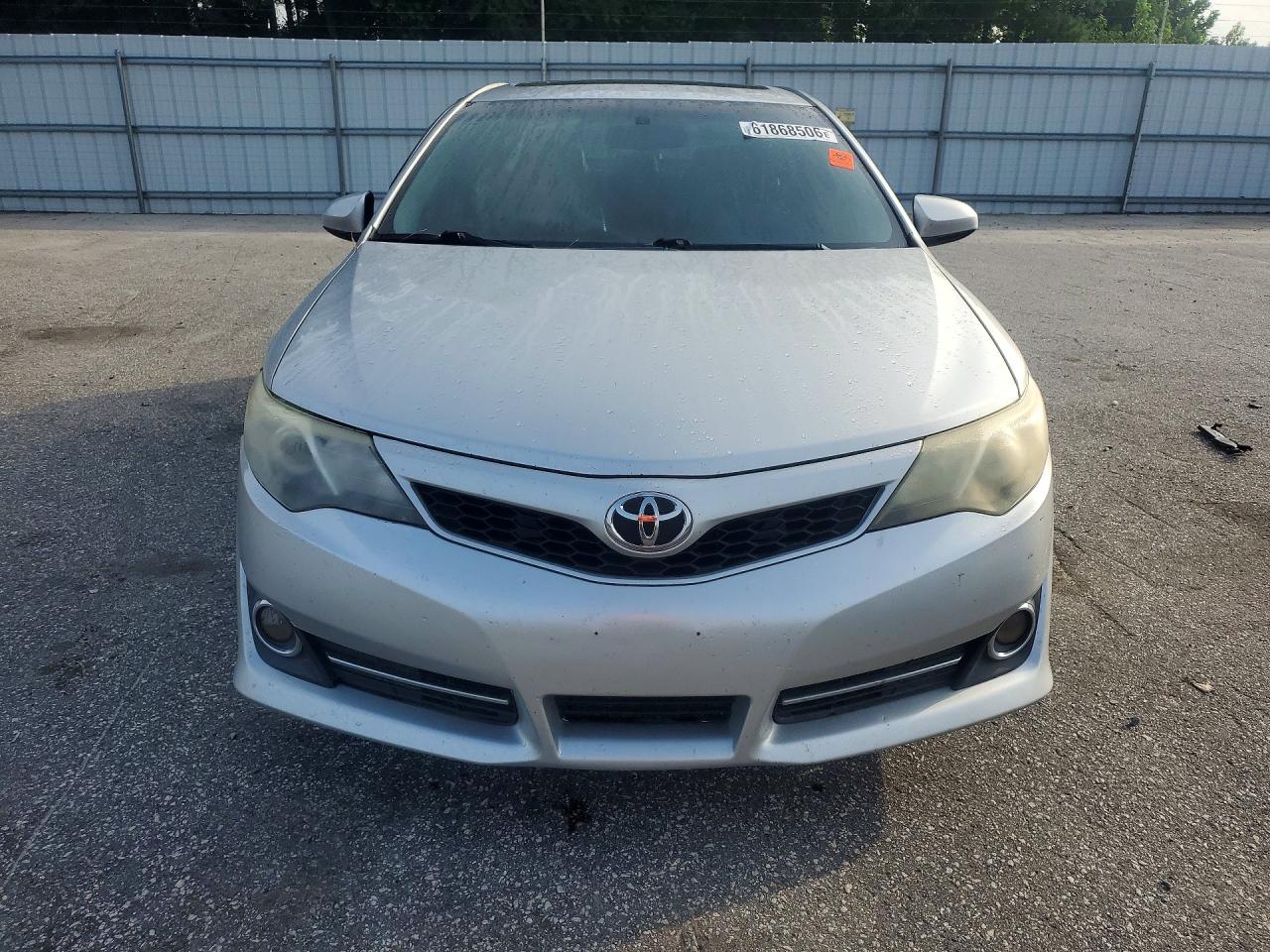 2012 Toyota Camry Se V6 Silver vin: 4T1BK1FK6CU018576