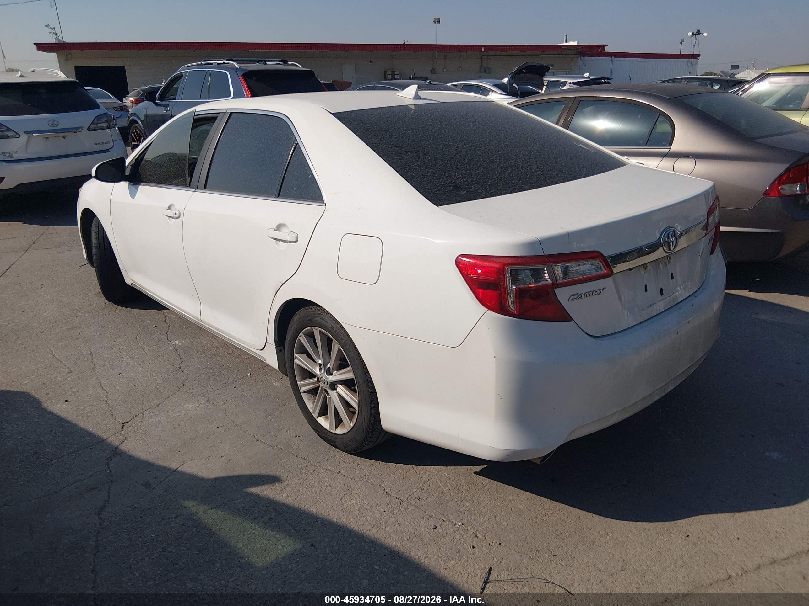 2012 Toyota Camry Xle V6 White vin: 4T1BK1FK6CU501100