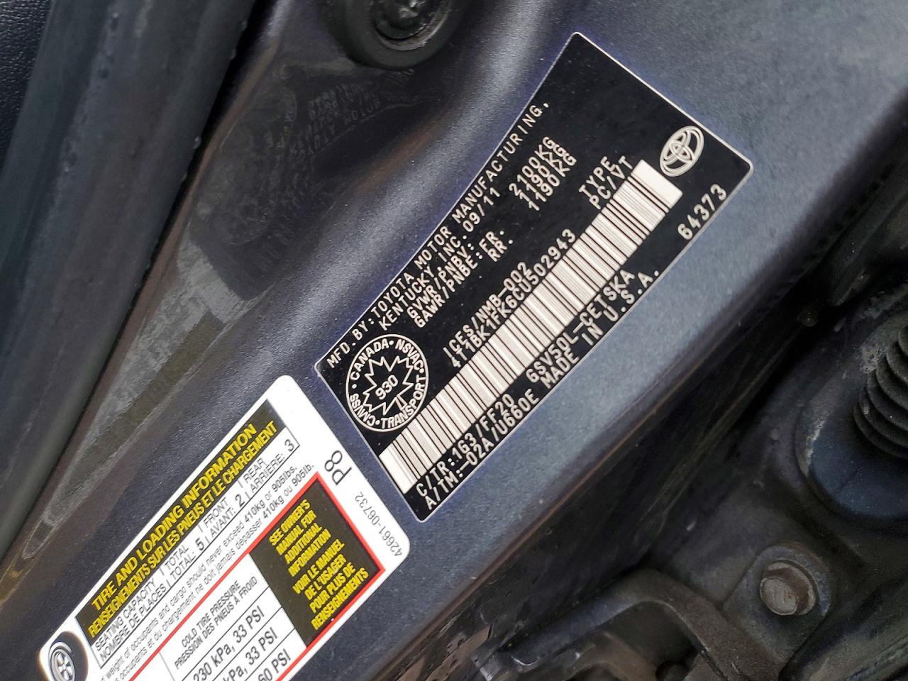 2012 Toyota Camry Se V6 Charcoal vin: 4T1BK1FK6CU502943