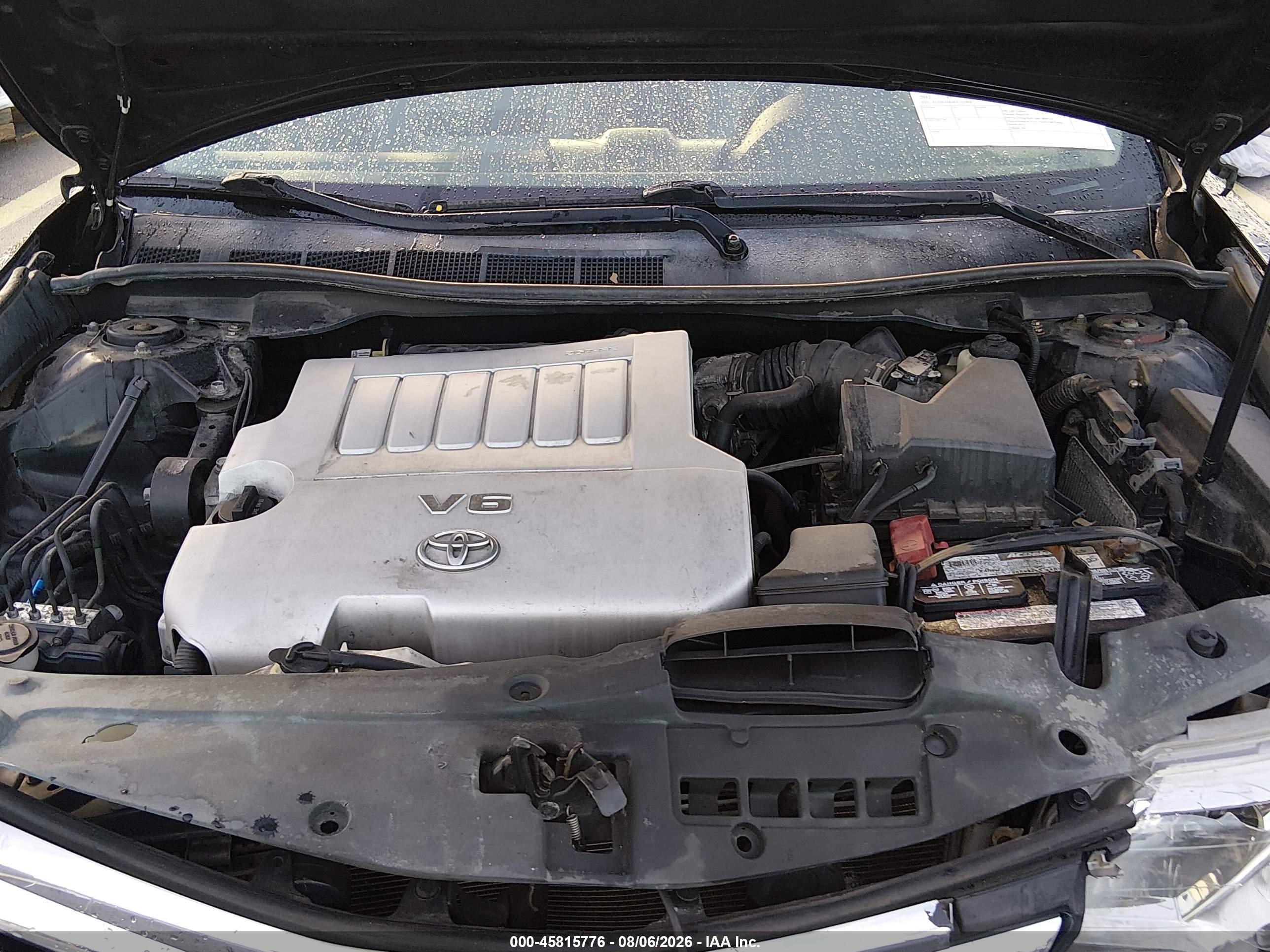 2012 Toyota Camry Xle V6 Black vin: 4T1BK1FK6CU504868