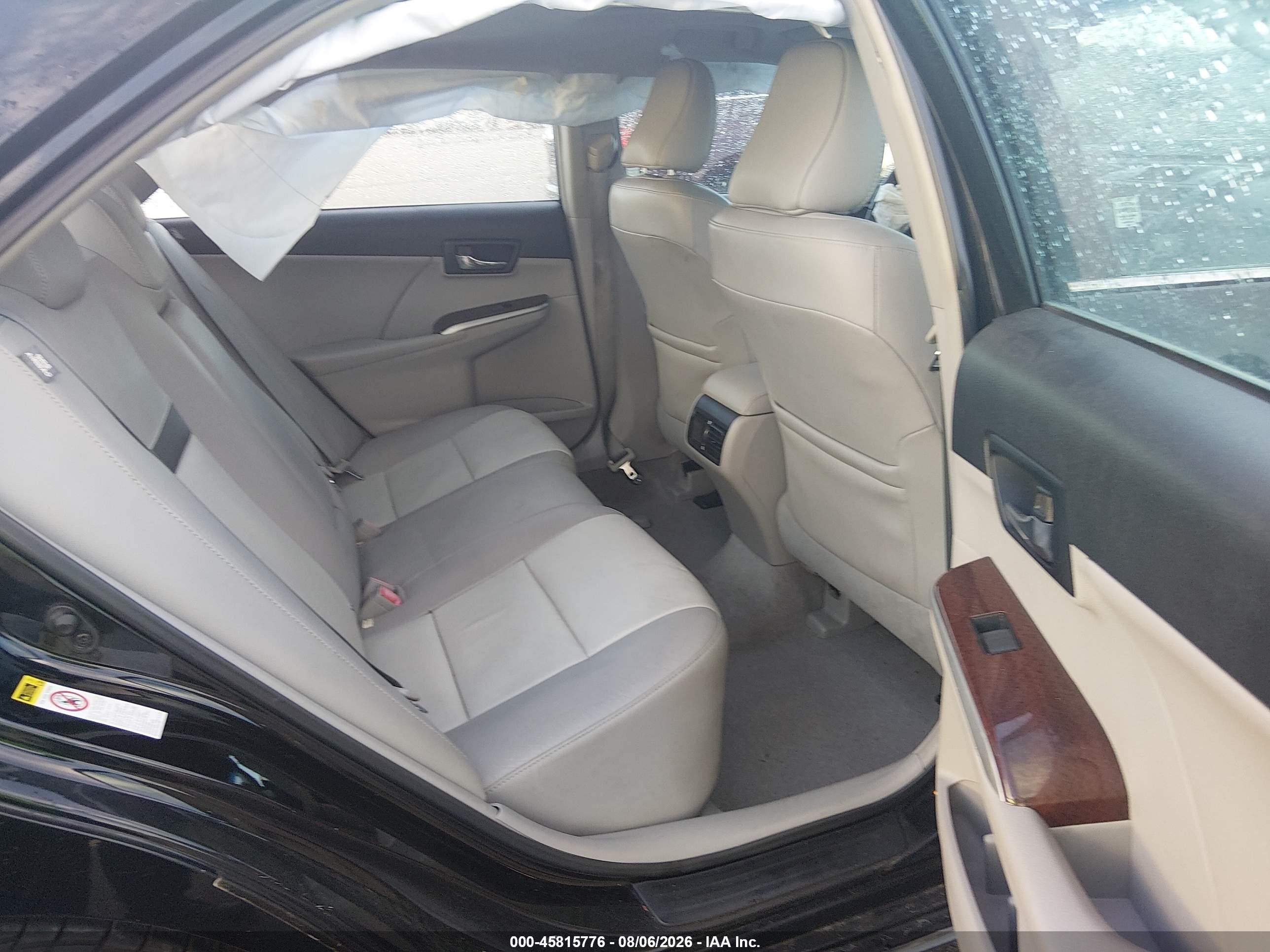 2012 Toyota Camry Xle V6 Black vin: 4T1BK1FK6CU504868
