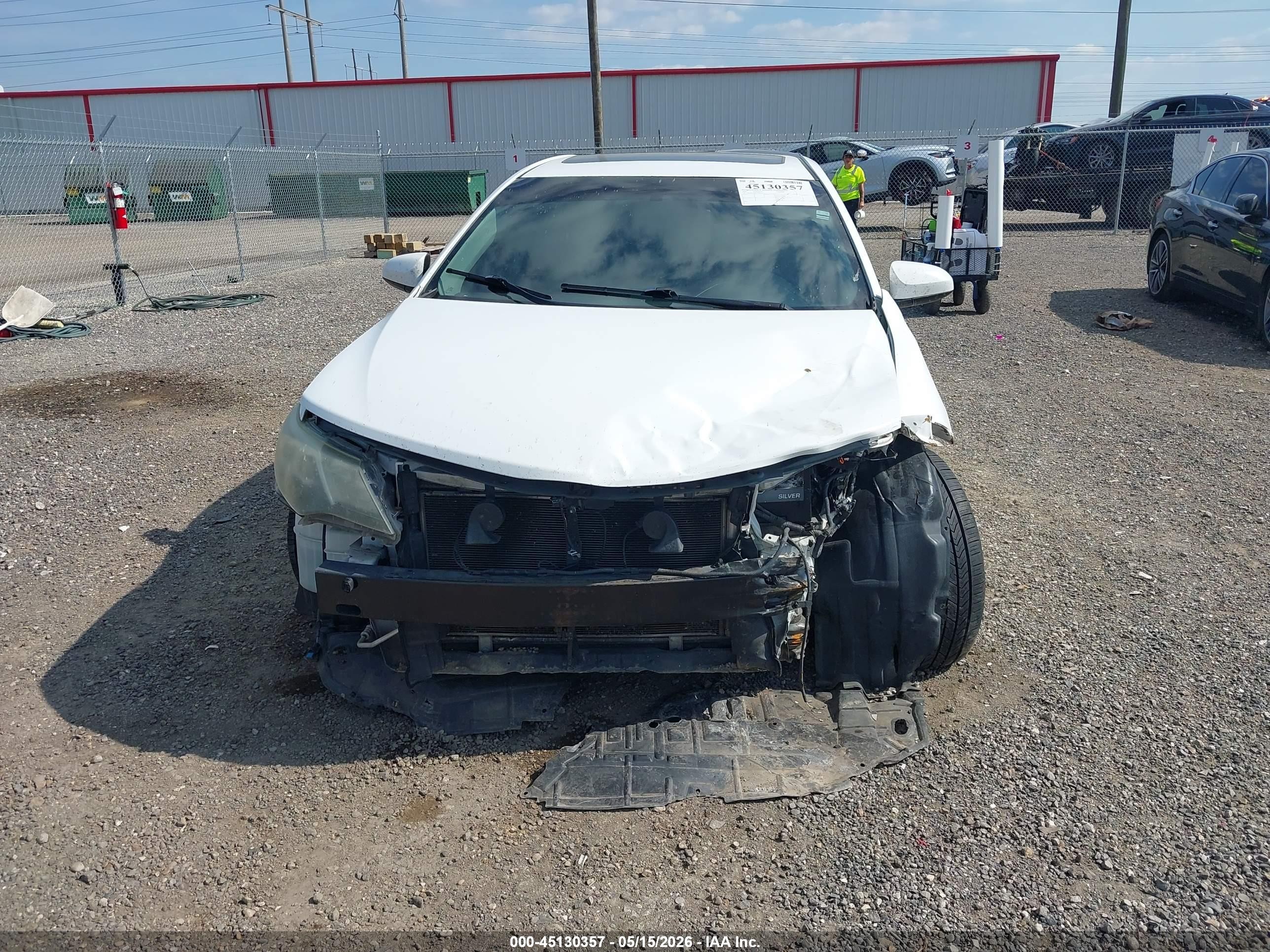 2012 Toyota Camry Se V6 White vin: 4T1BK1FK6CU505017