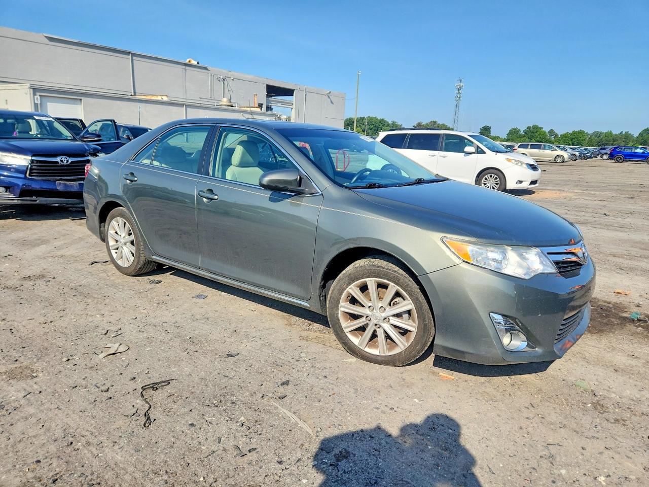 2012 Toyota Camry Xle V6 Gray vin: 4T1BK1FK6CU507060