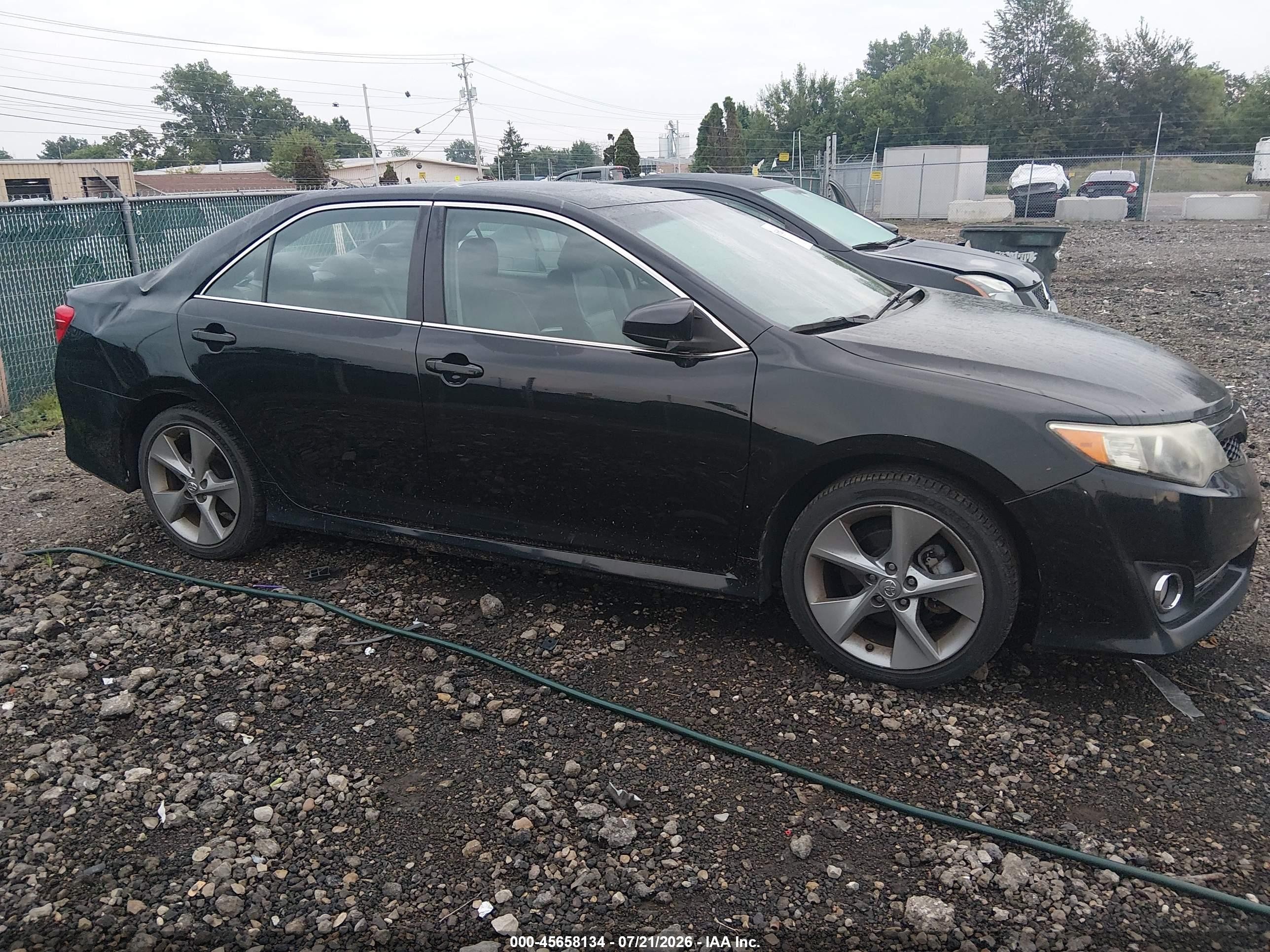 2012 Toyota Camry Se V6 Black vin: 4T1BK1FK6CU511819