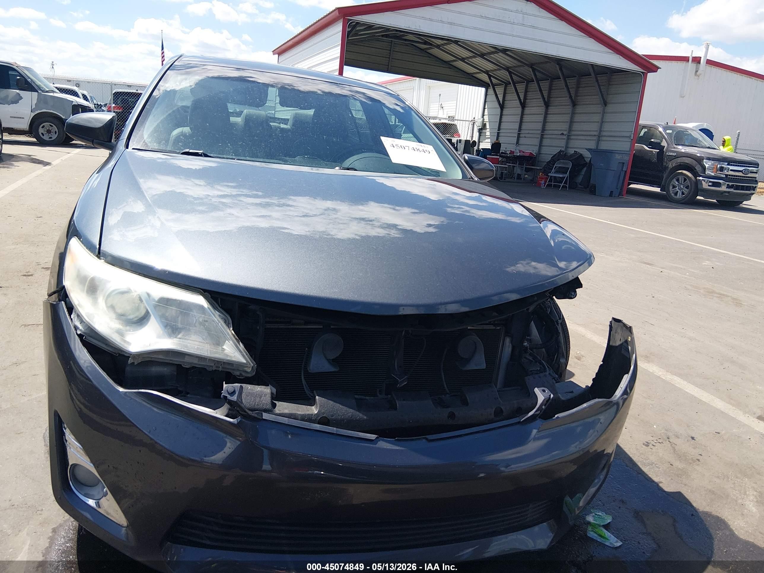 2012 Toyota Camry Xle V6 Gray vin: 4T1BK1FK6CU524859