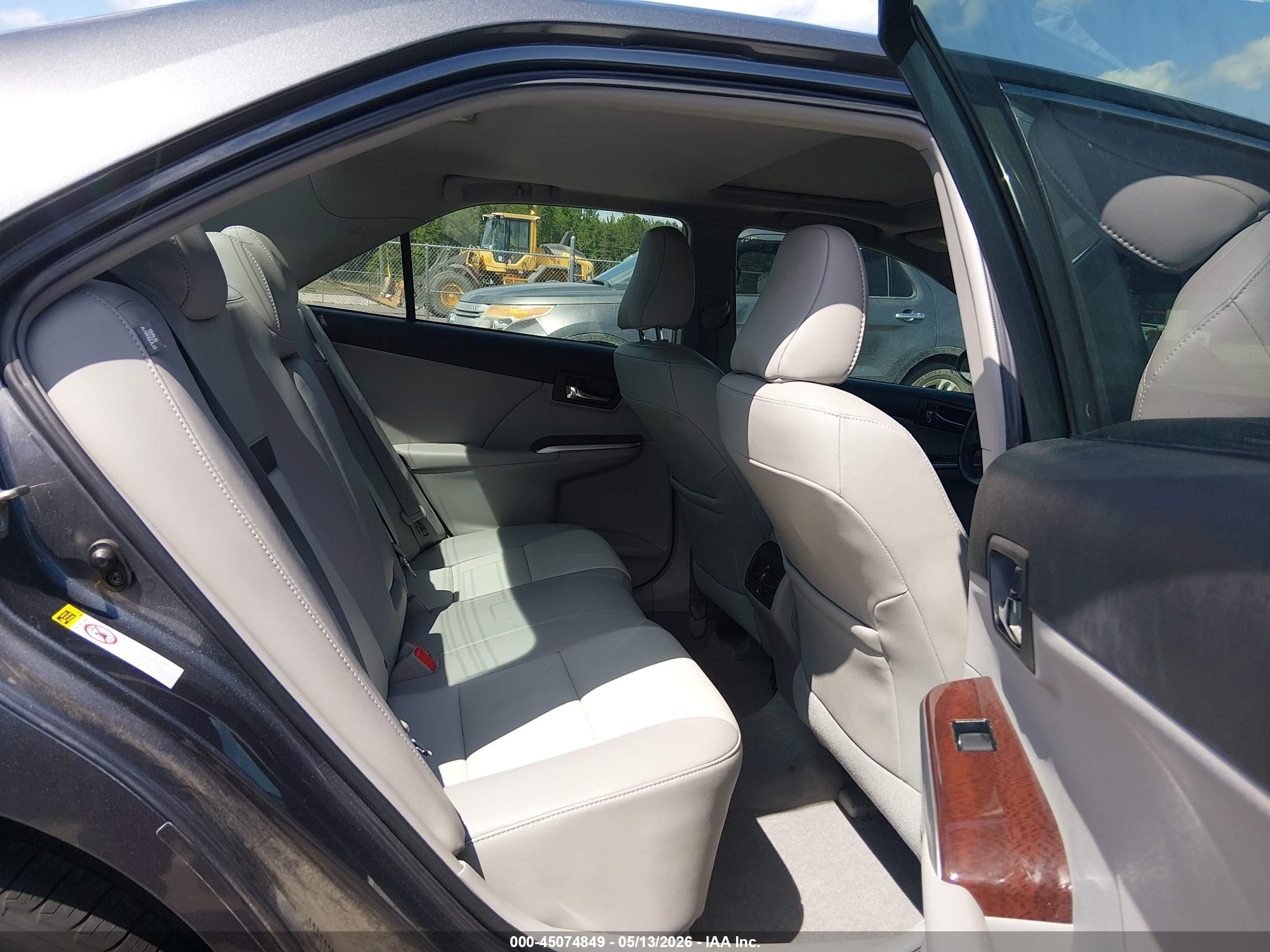 2012 Toyota Camry Xle V6 Gray vin: 4T1BK1FK6CU524859