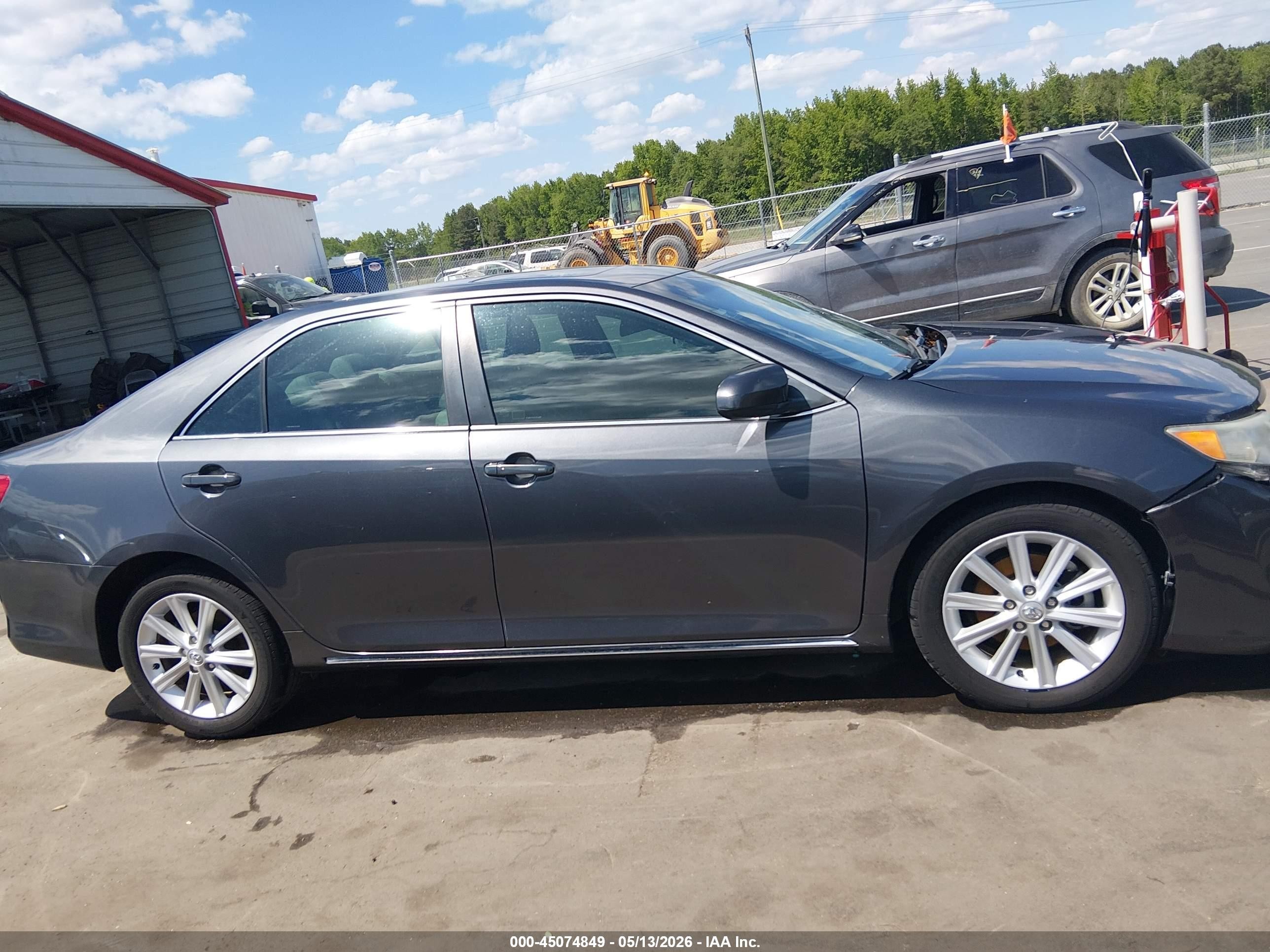 2012 Toyota Camry Xle V6 Gray vin: 4T1BK1FK6CU524859