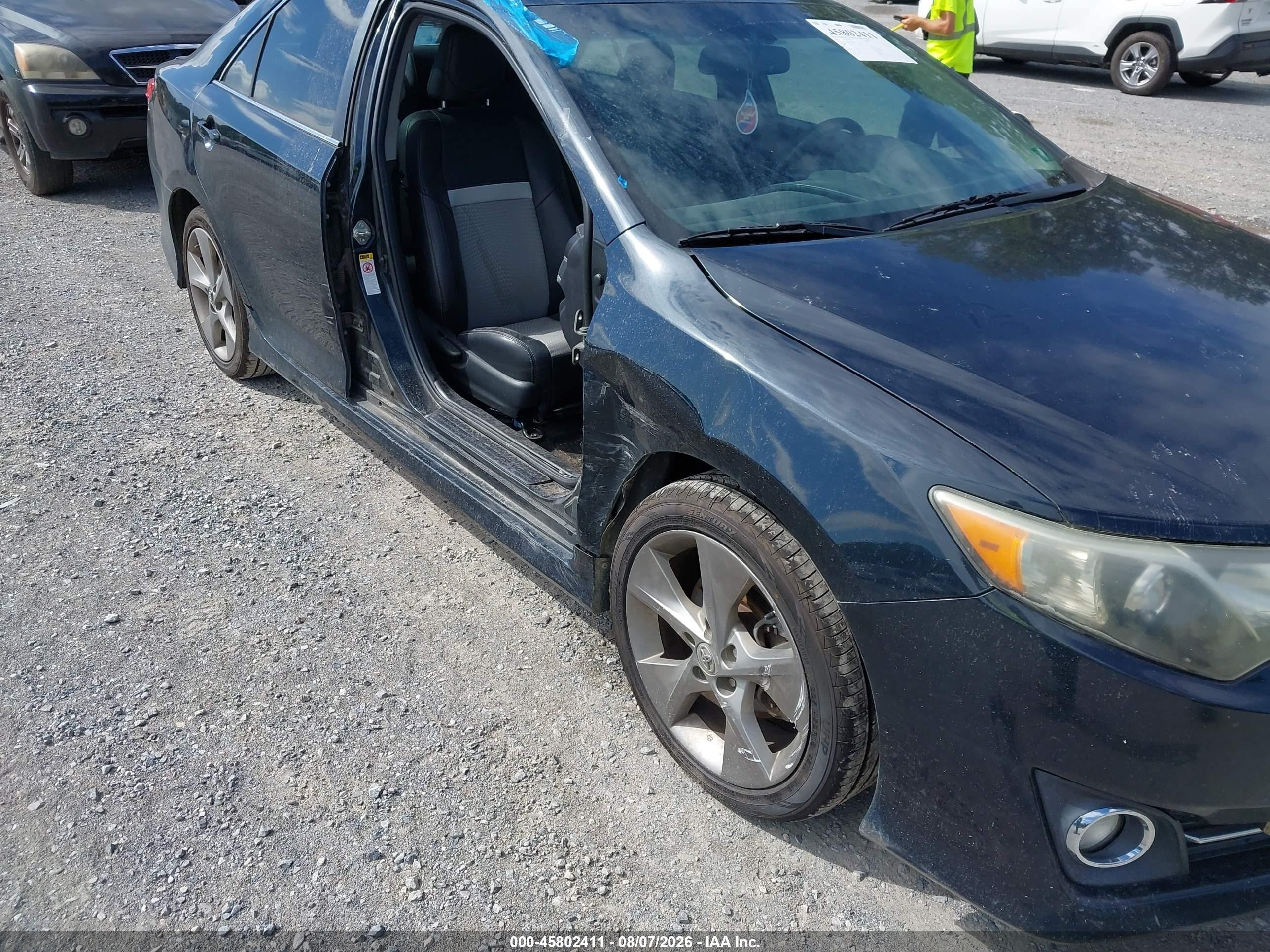 2013 Toyota Camry Se V6 Черный vin: 4T1BK1FK6DU022886