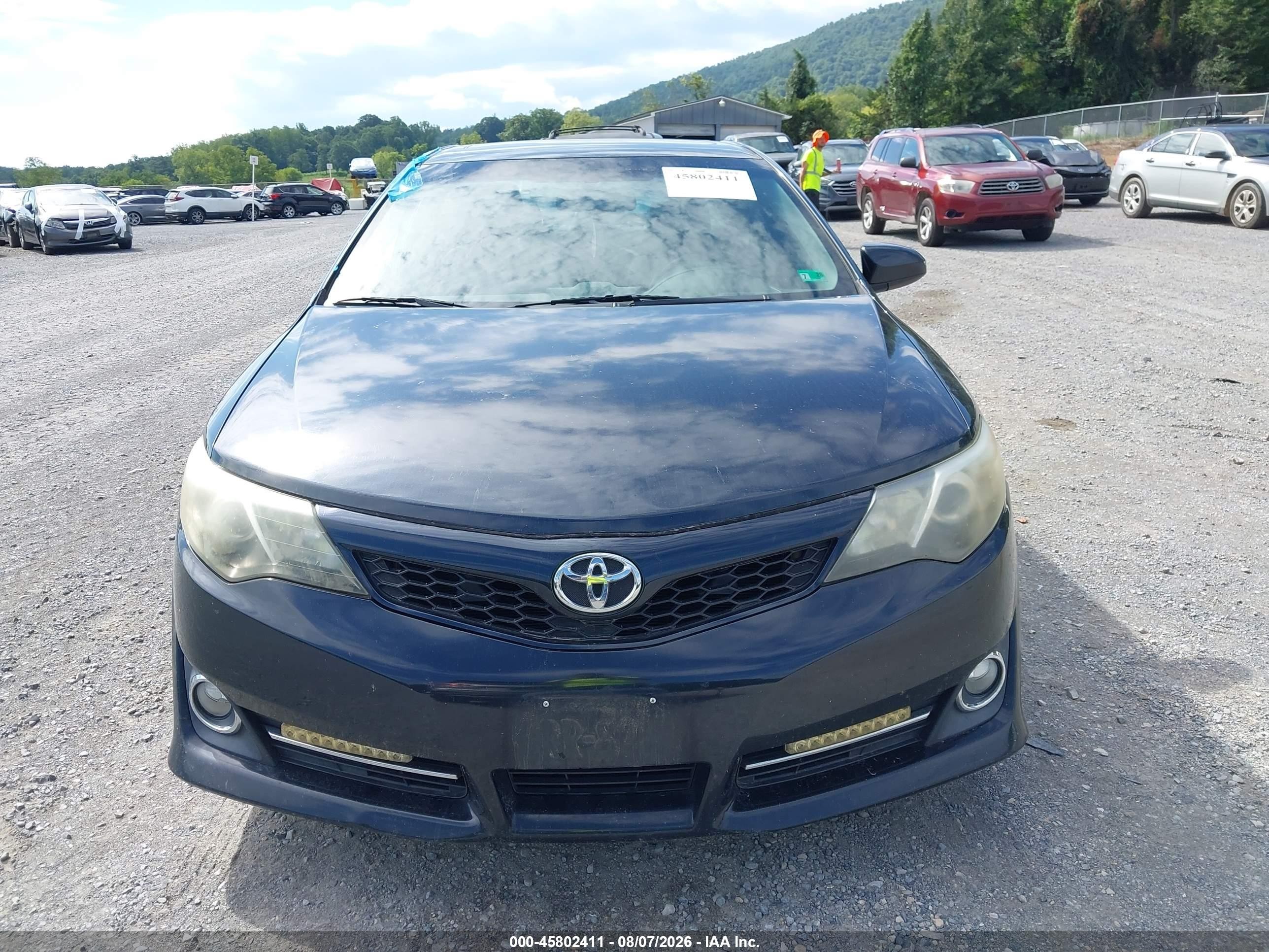 2013 Toyota Camry Se V6 Черный vin: 4T1BK1FK6DU022886