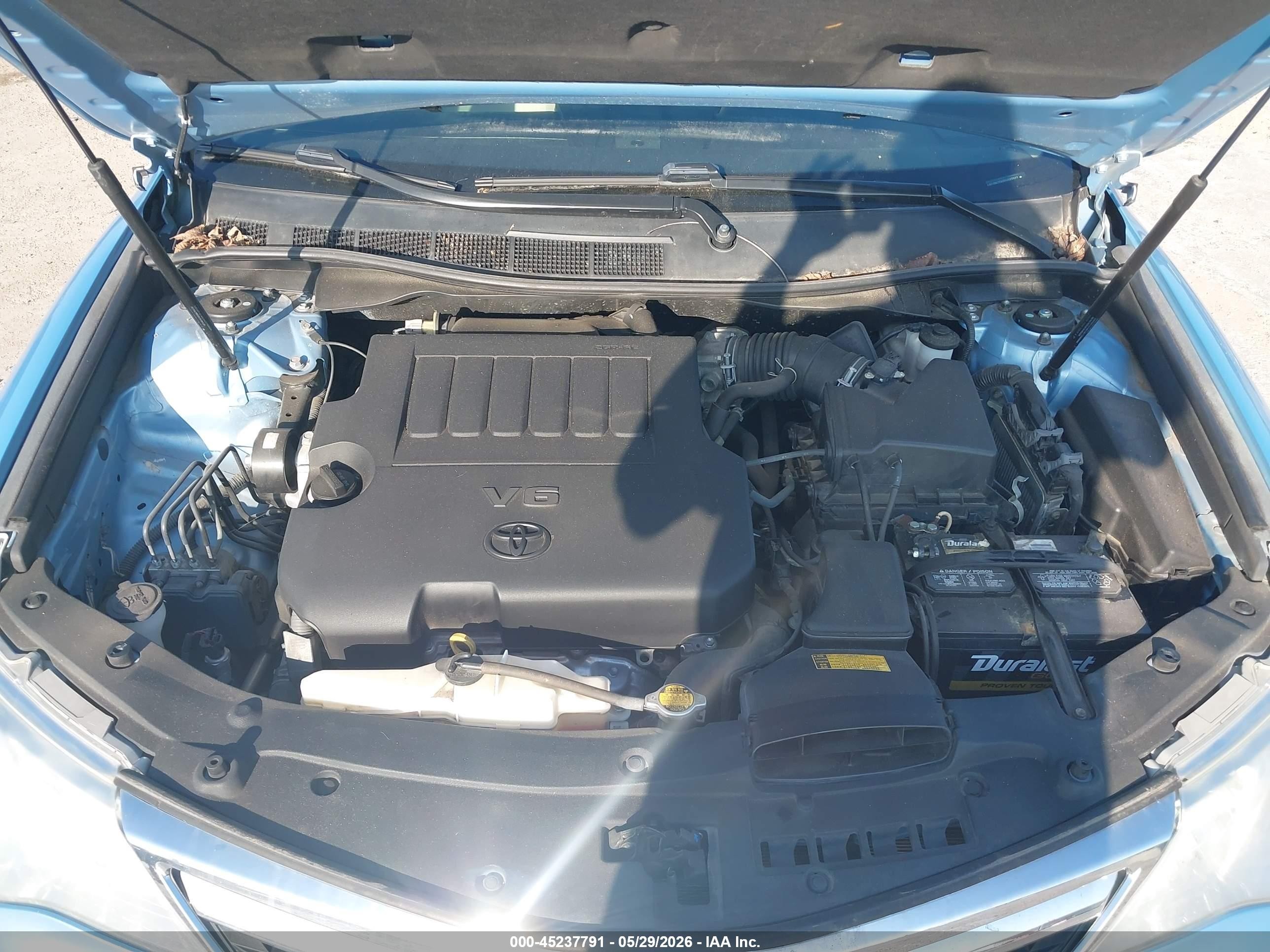2013 Toyota Camry Xle V6 Blue vin: 4T1BK1FK6DU527522