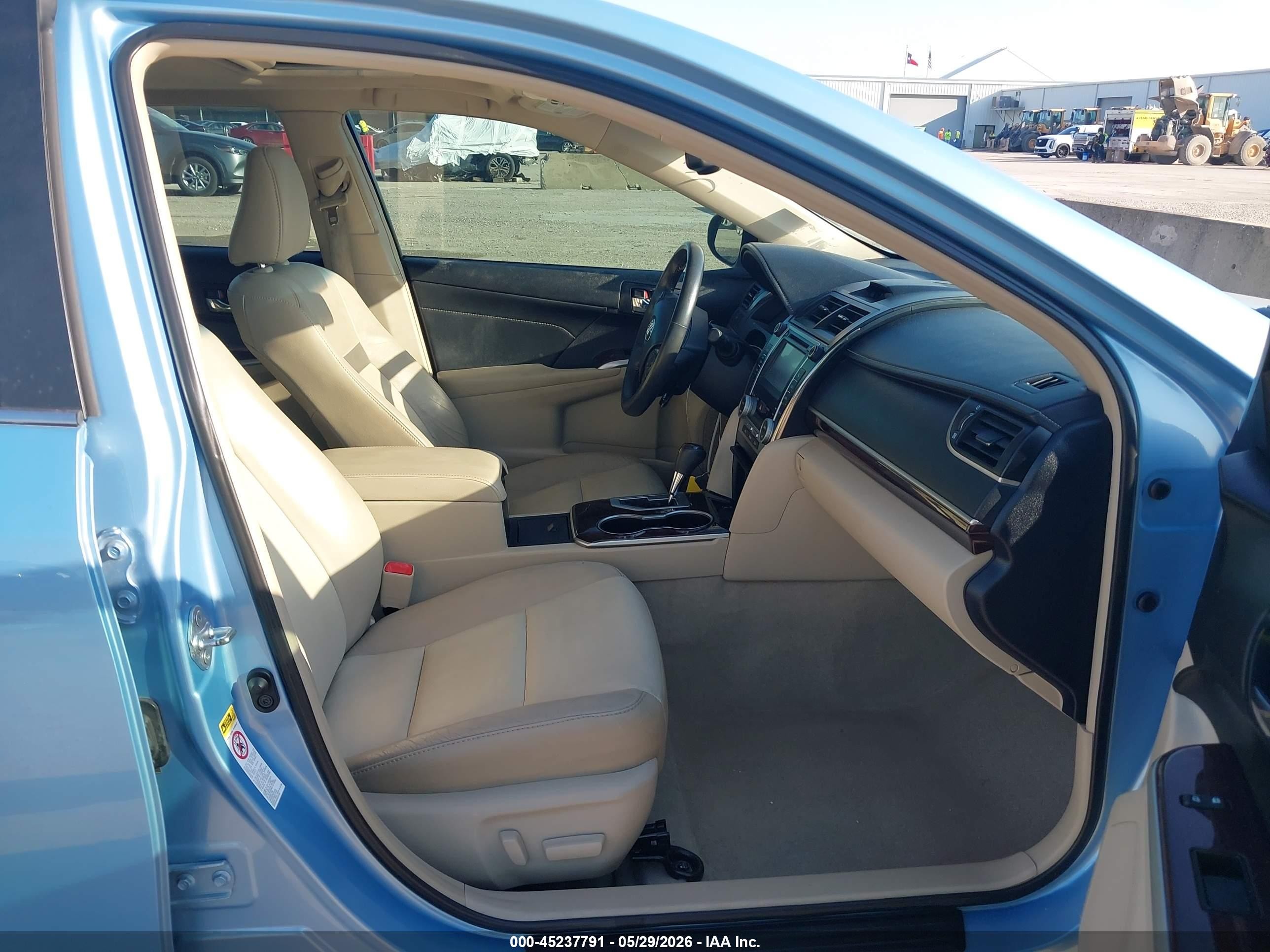 2013 Toyota Camry Xle V6 Blue vin: 4T1BK1FK6DU527522
