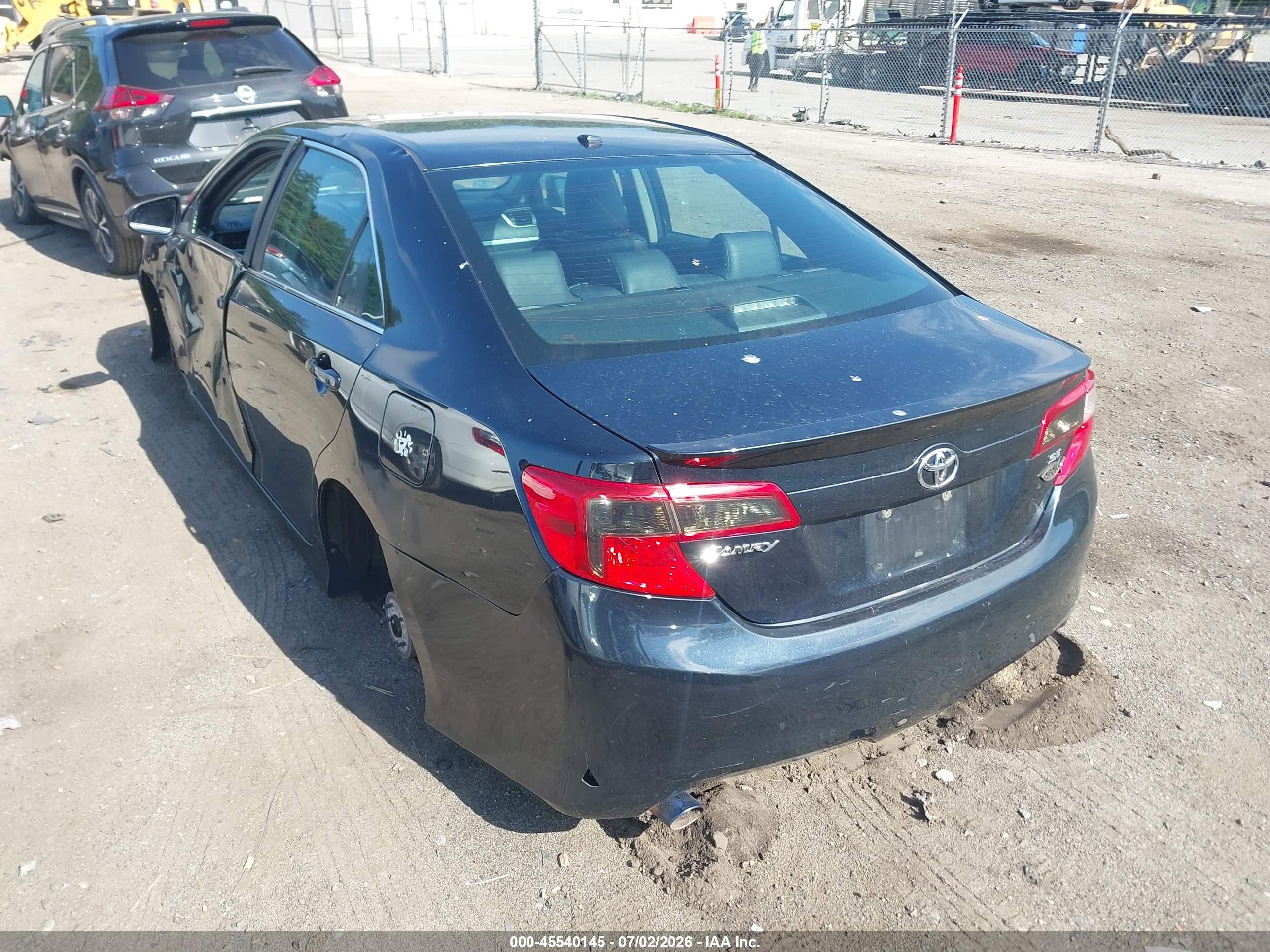 2013 Toyota Camry Se V6 Gray vin: 4T1BK1FK6DU528430