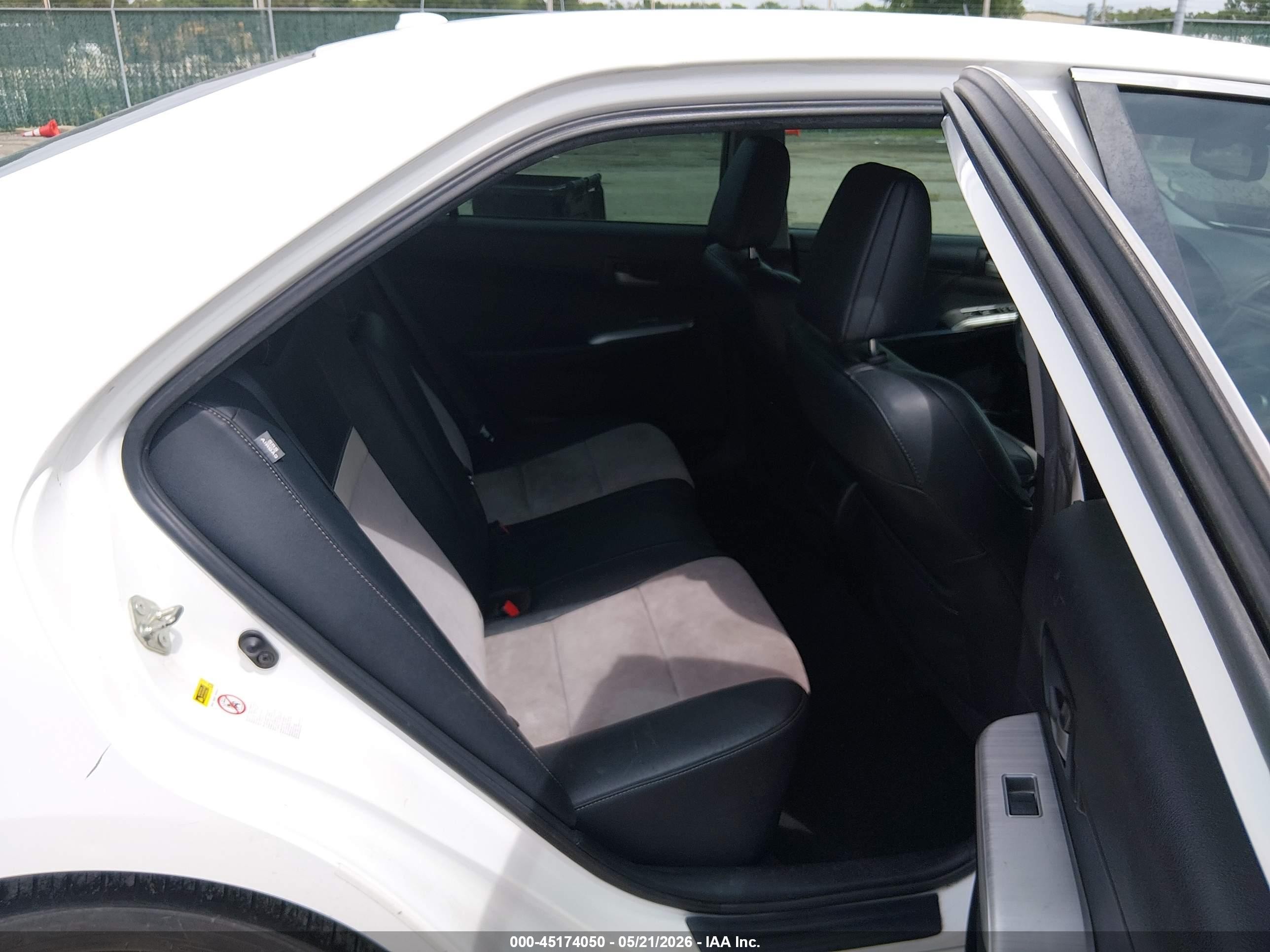 2013 Toyota Camry Se V6 White vin: 4T1BK1FK6DU531196