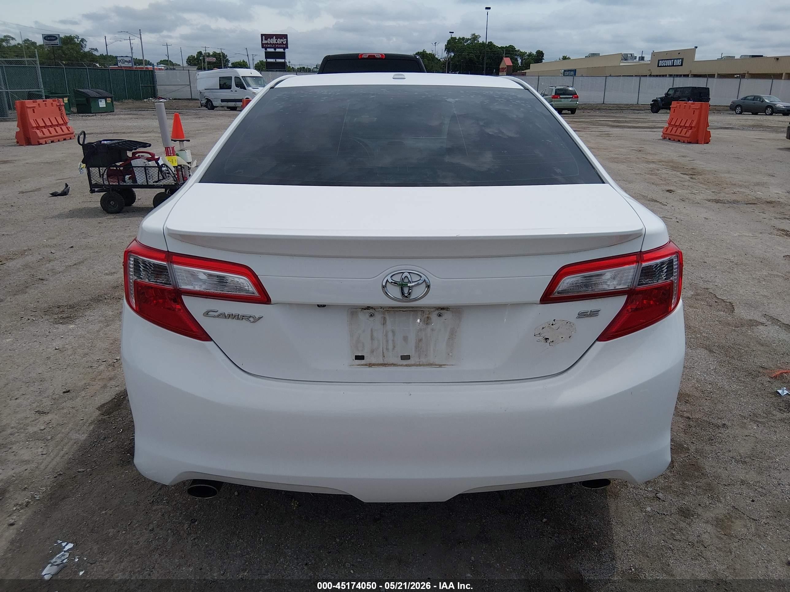 2013 Toyota Camry Se V6 White vin: 4T1BK1FK6DU531196