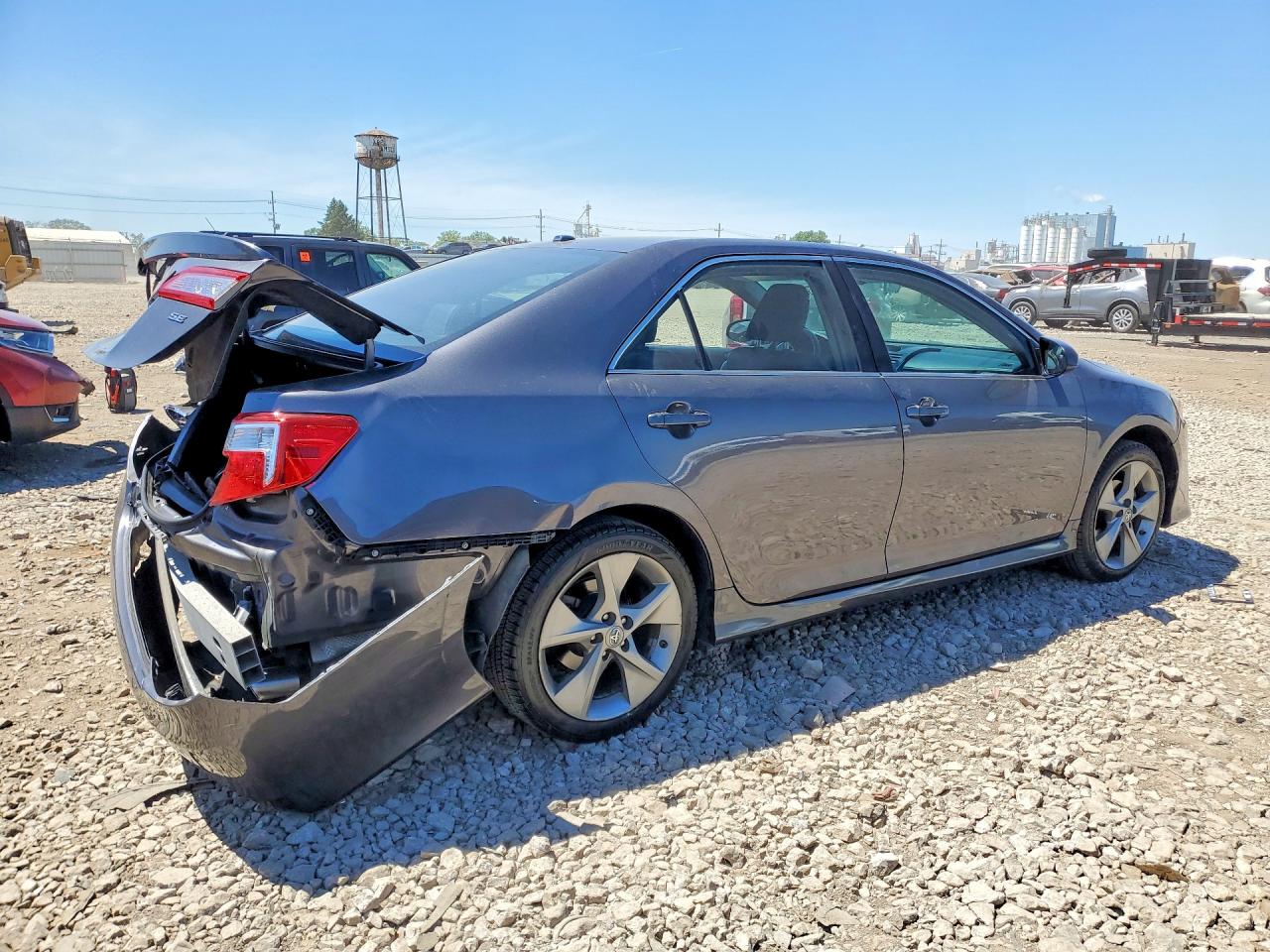 2013 Toyota Camry Se V6 Gray vin: 4T1BK1FK6DU535555