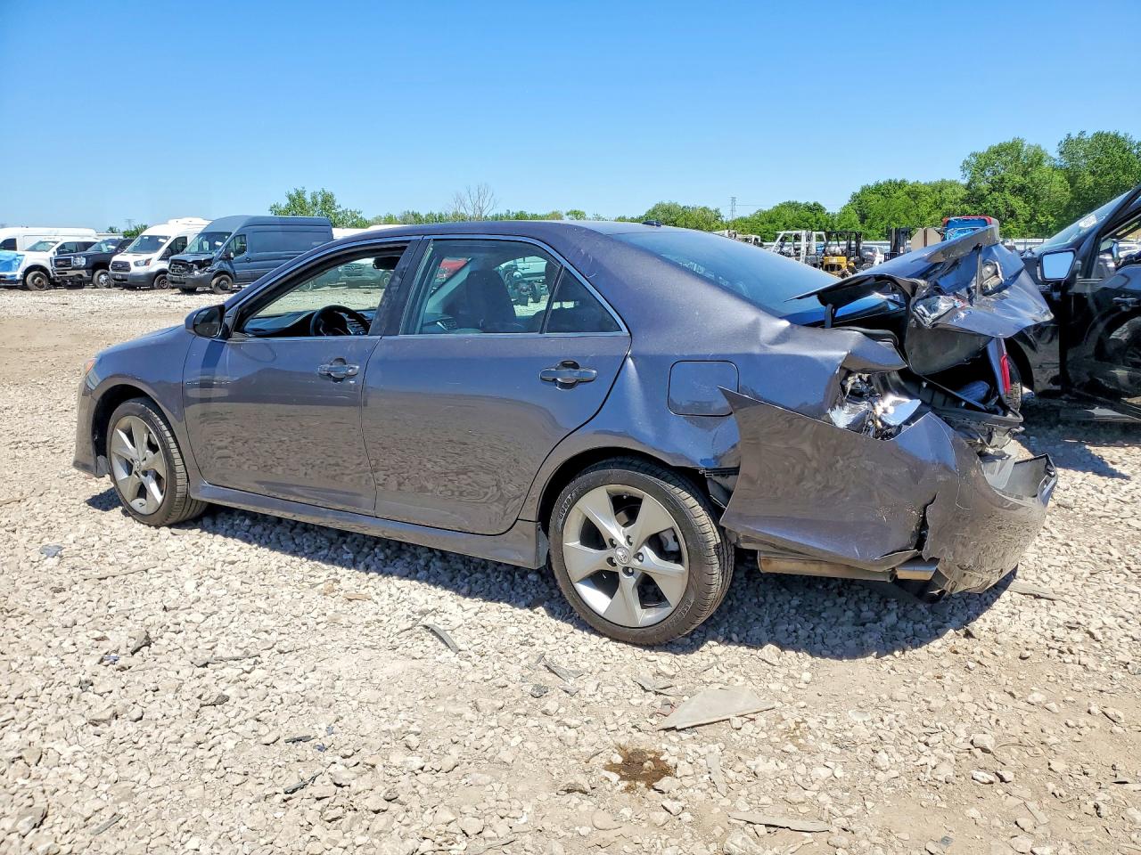 2013 Toyota Camry Se V6 Gray vin: 4T1BK1FK6DU535555
