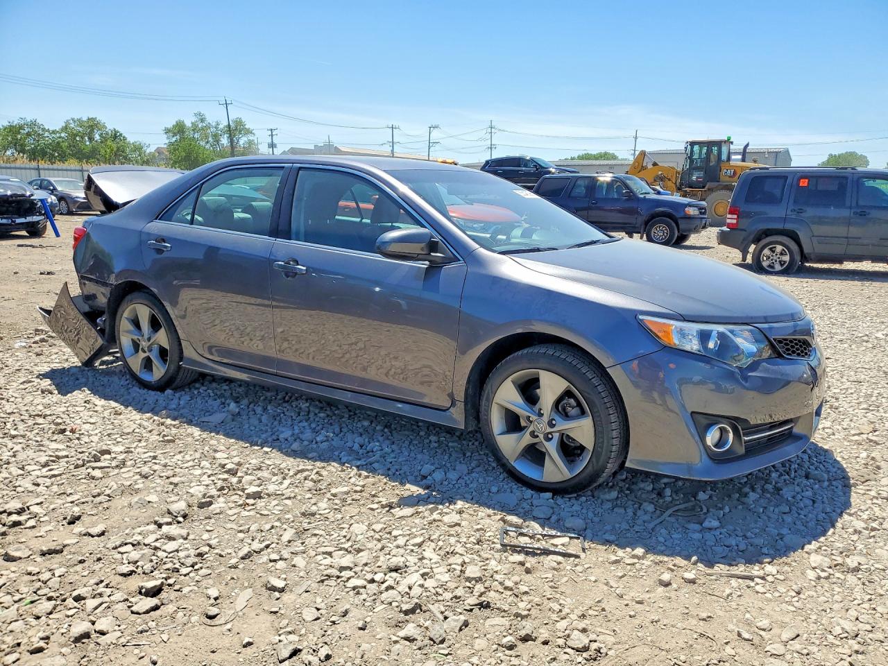 2013 Toyota Camry Se V6 Gray vin: 4T1BK1FK6DU535555
