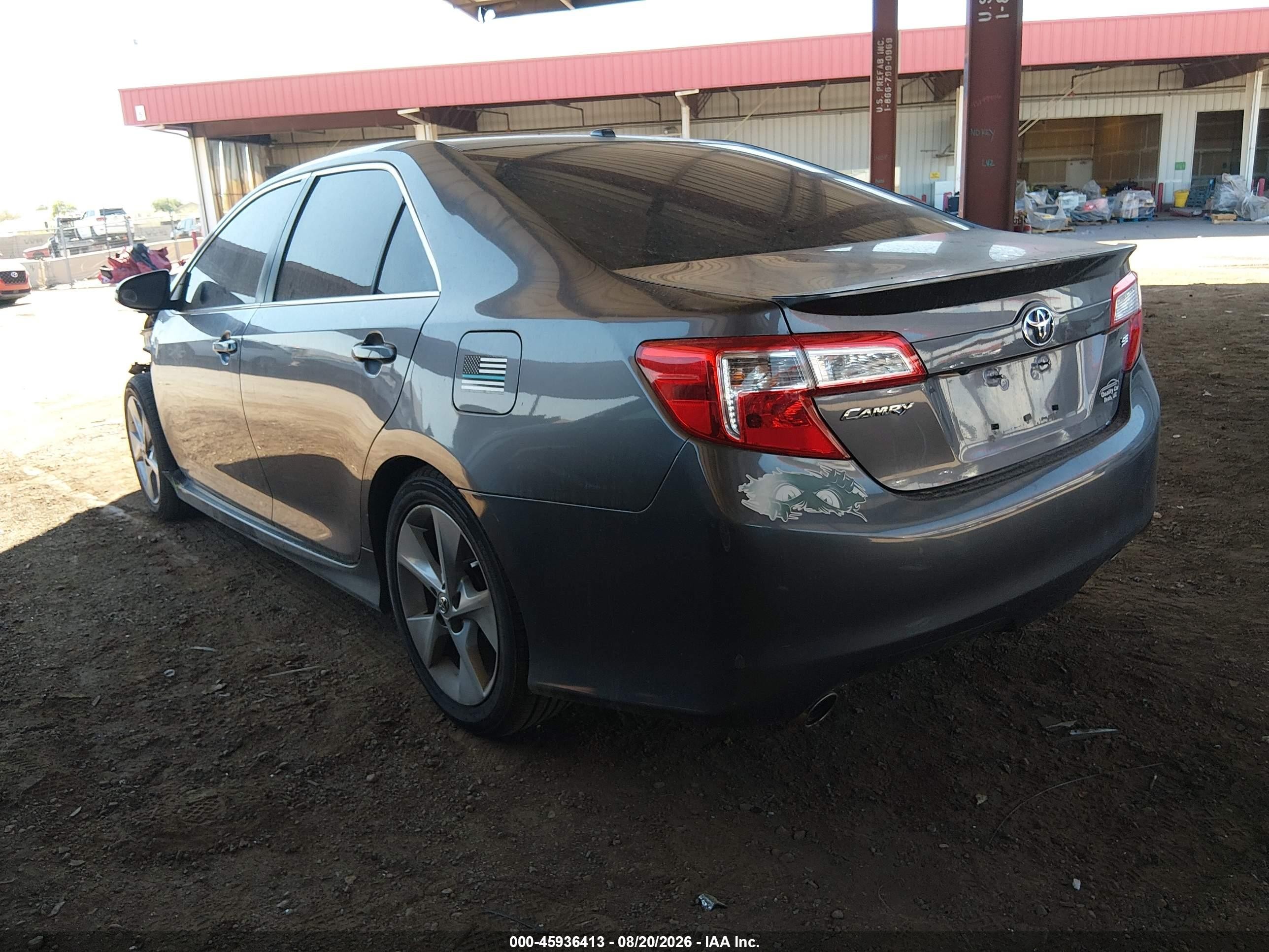 2014 Toyota Camry Se V6 Gray vin: 4T1BK1FK6EU025742