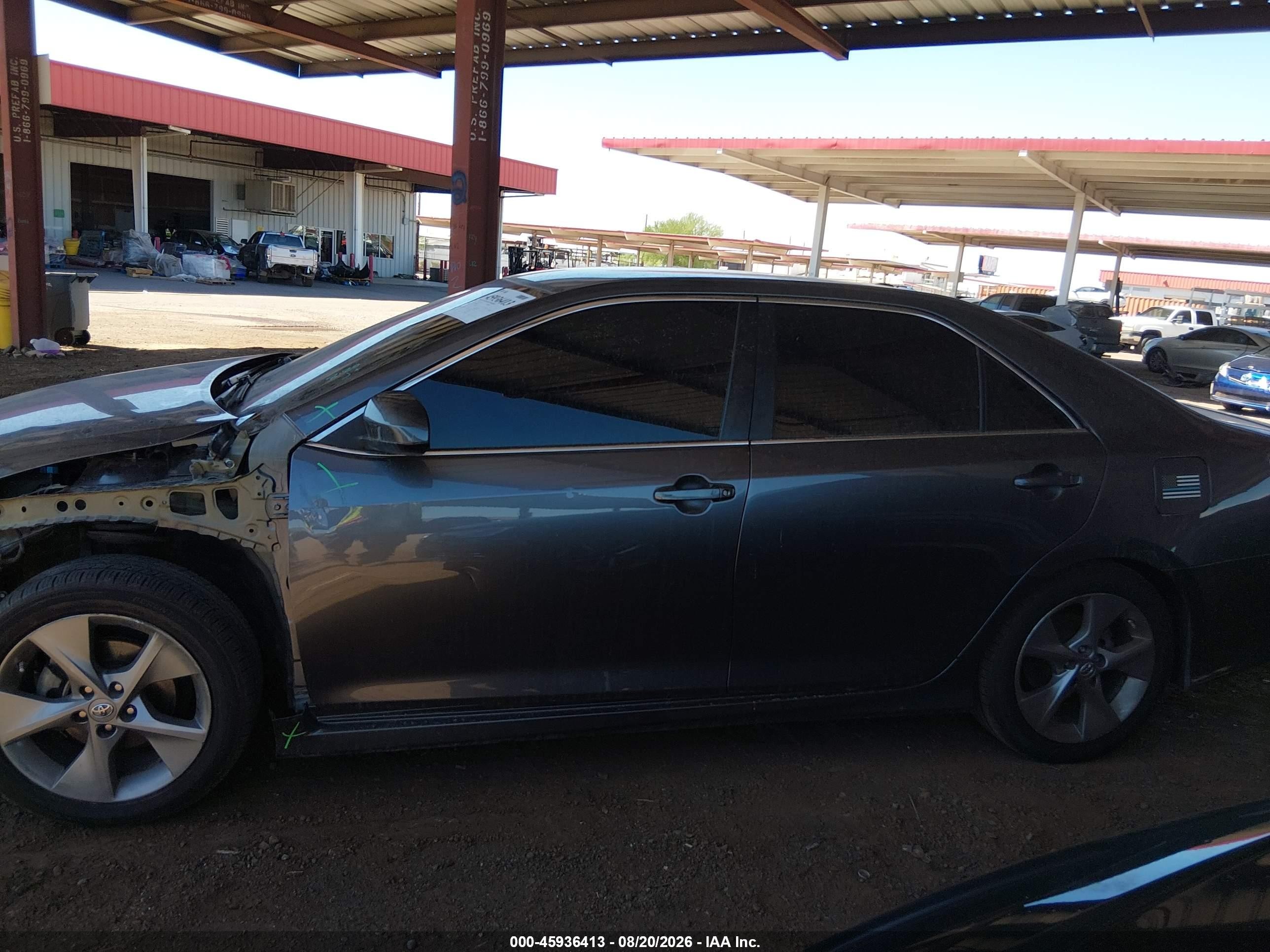 2014 Toyota Camry Se V6 Gray vin: 4T1BK1FK6EU025742