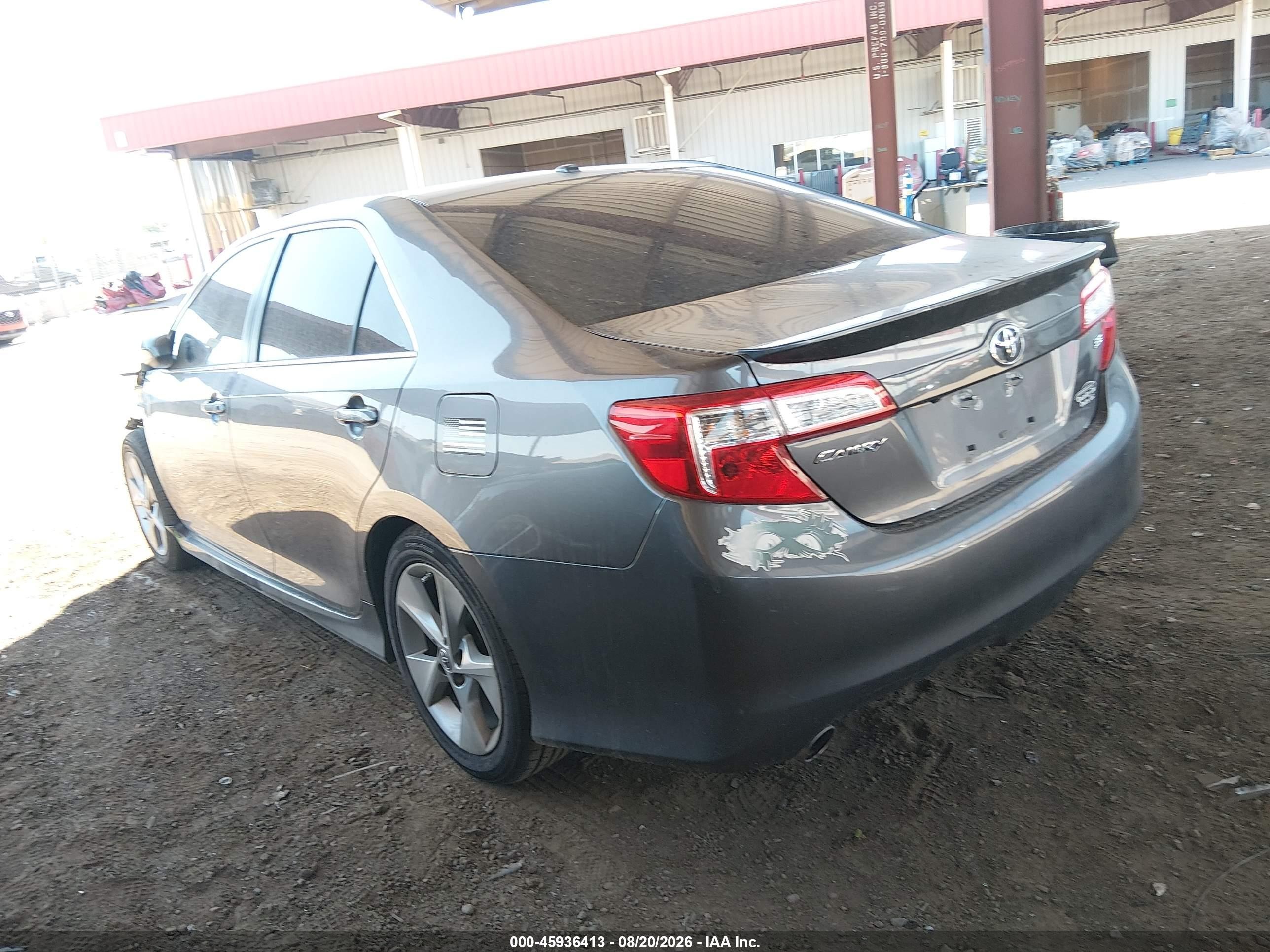 2014 Toyota Camry Se V6 Gray vin: 4T1BK1FK6EU025742